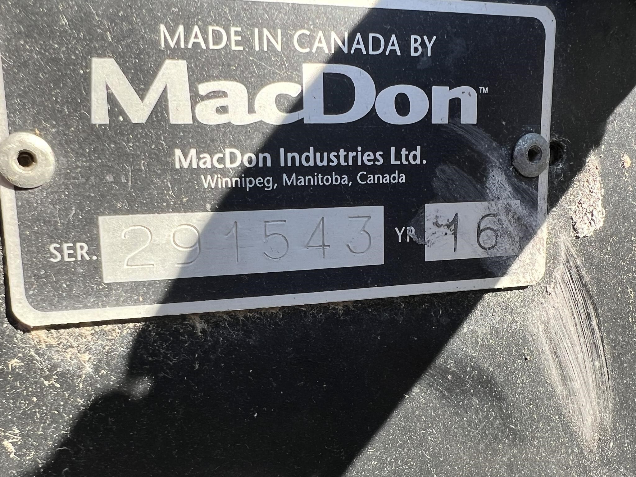 2016 MacDon FD75 Platform