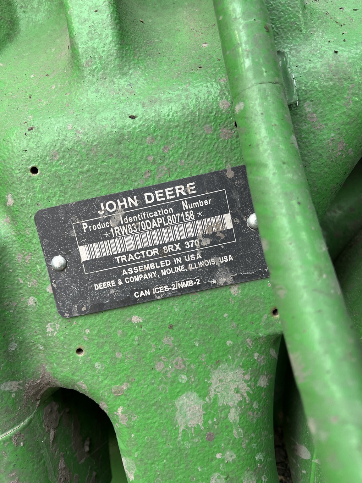 2023 John Deere 8RX 370 Tractor