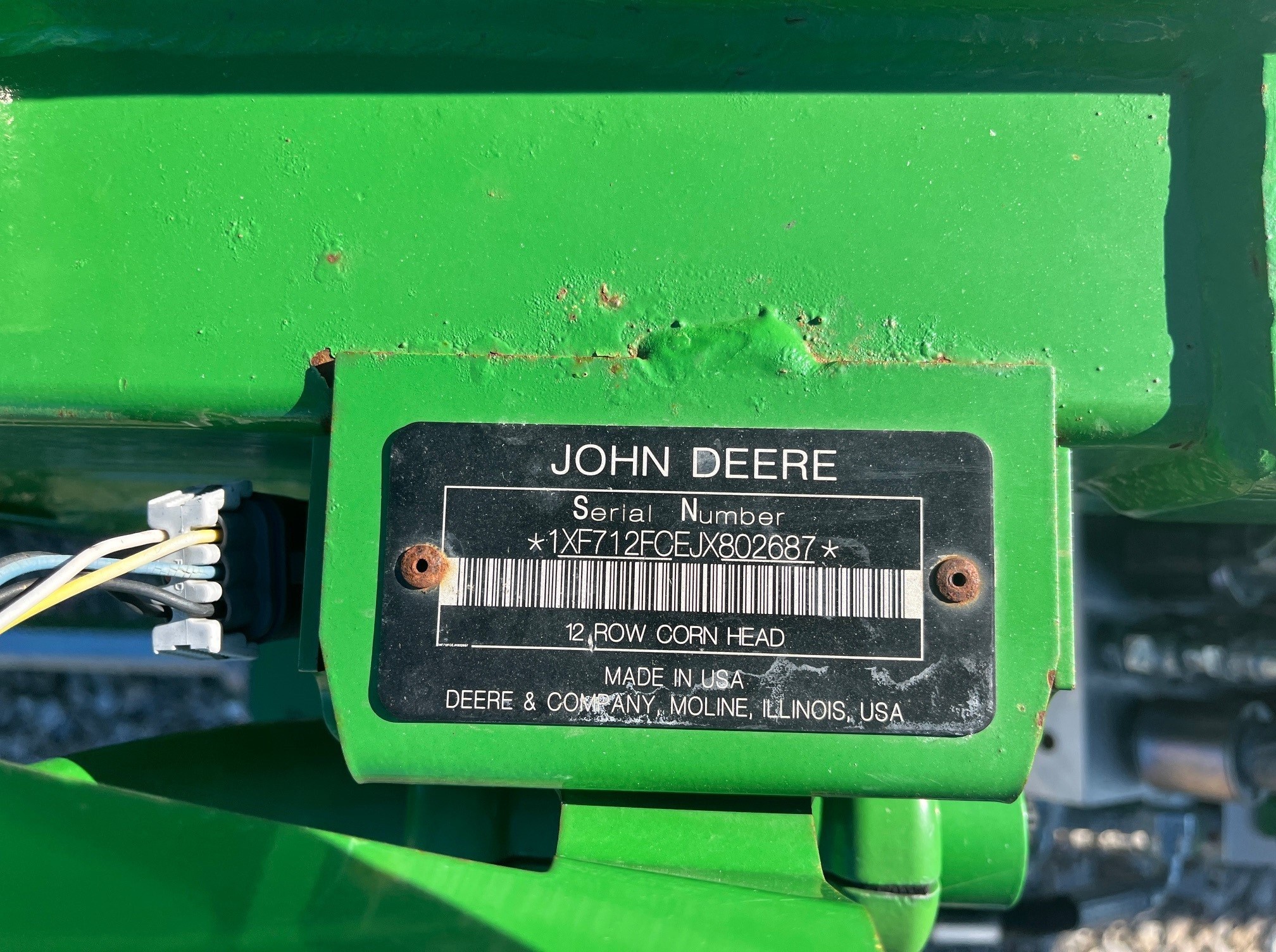 2018 John Deere 712FC Corn Head