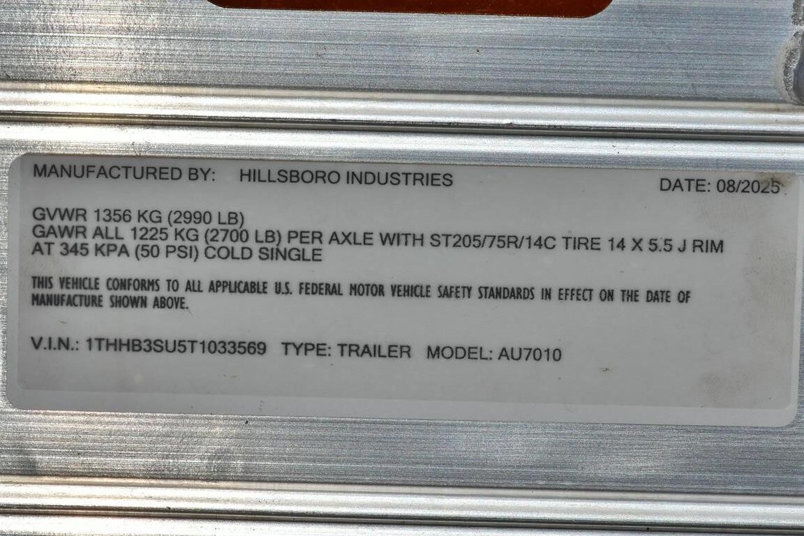 2026 Hillsboro AU7010 Flatbed Trucks/Trailer