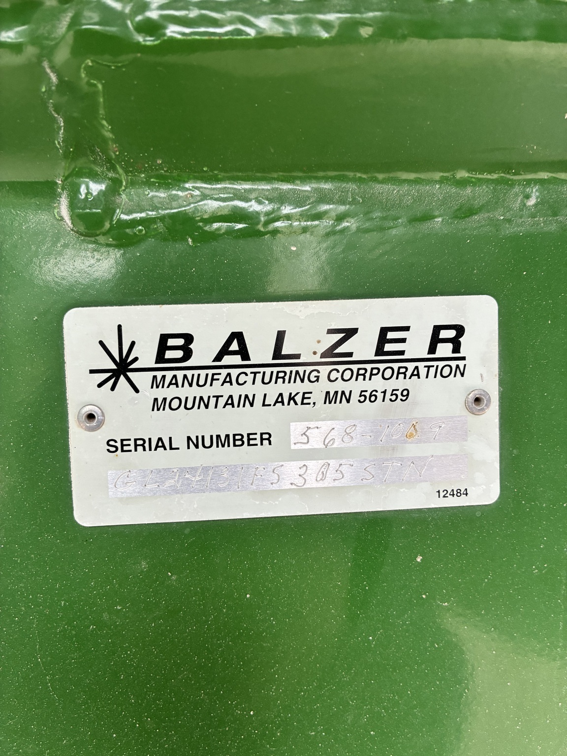 2009 Balzer 1325 Grain Cart