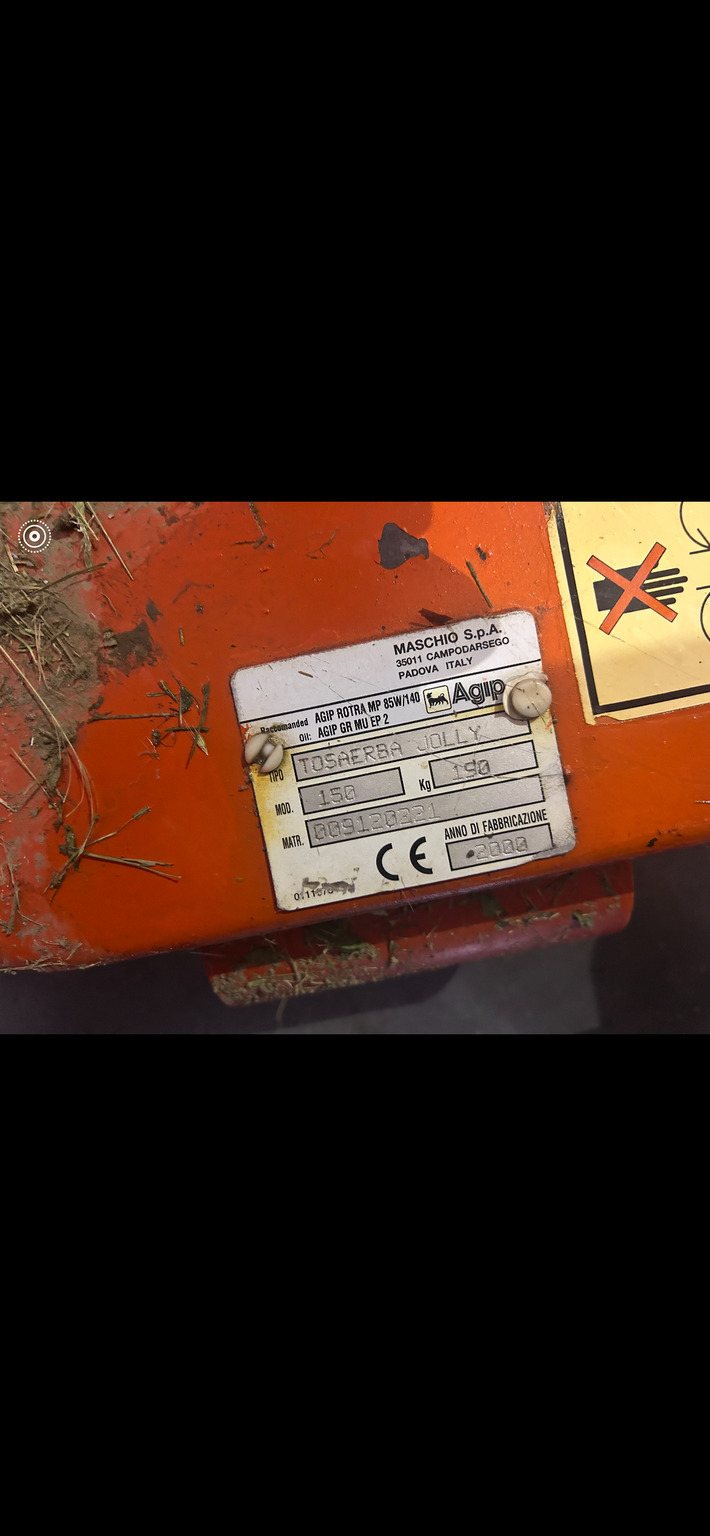 2000 Maschio JOLLY 150 Rotary Cutter