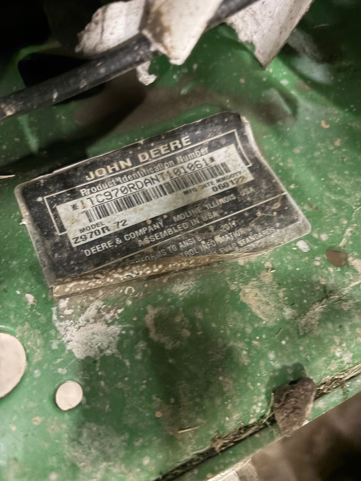 2022 John Deere Z970R Lawn Mower