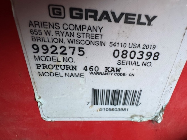 2019 Gravely 660 Lawn Mower