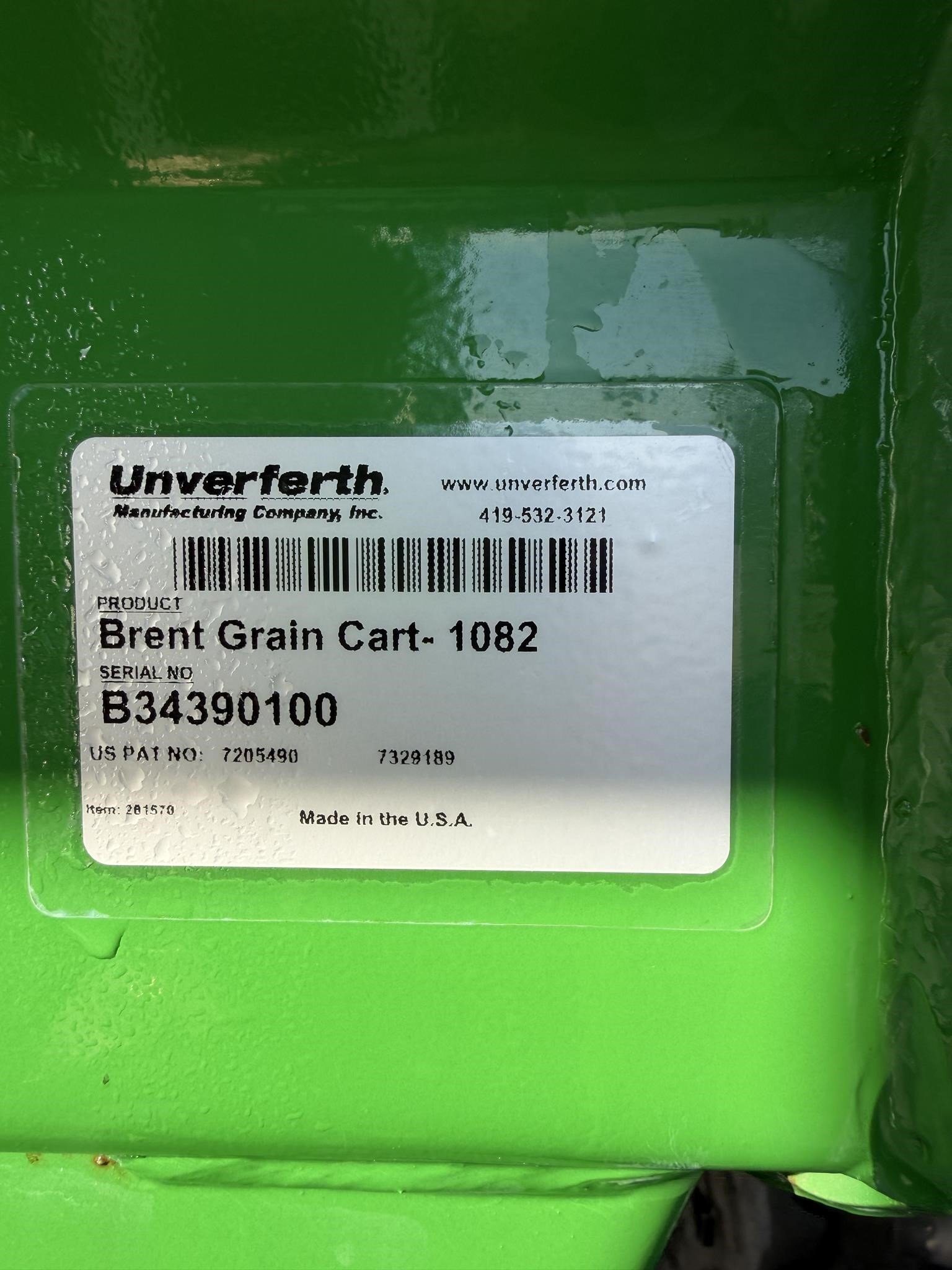 2015 Brent 1082 Grain Cart