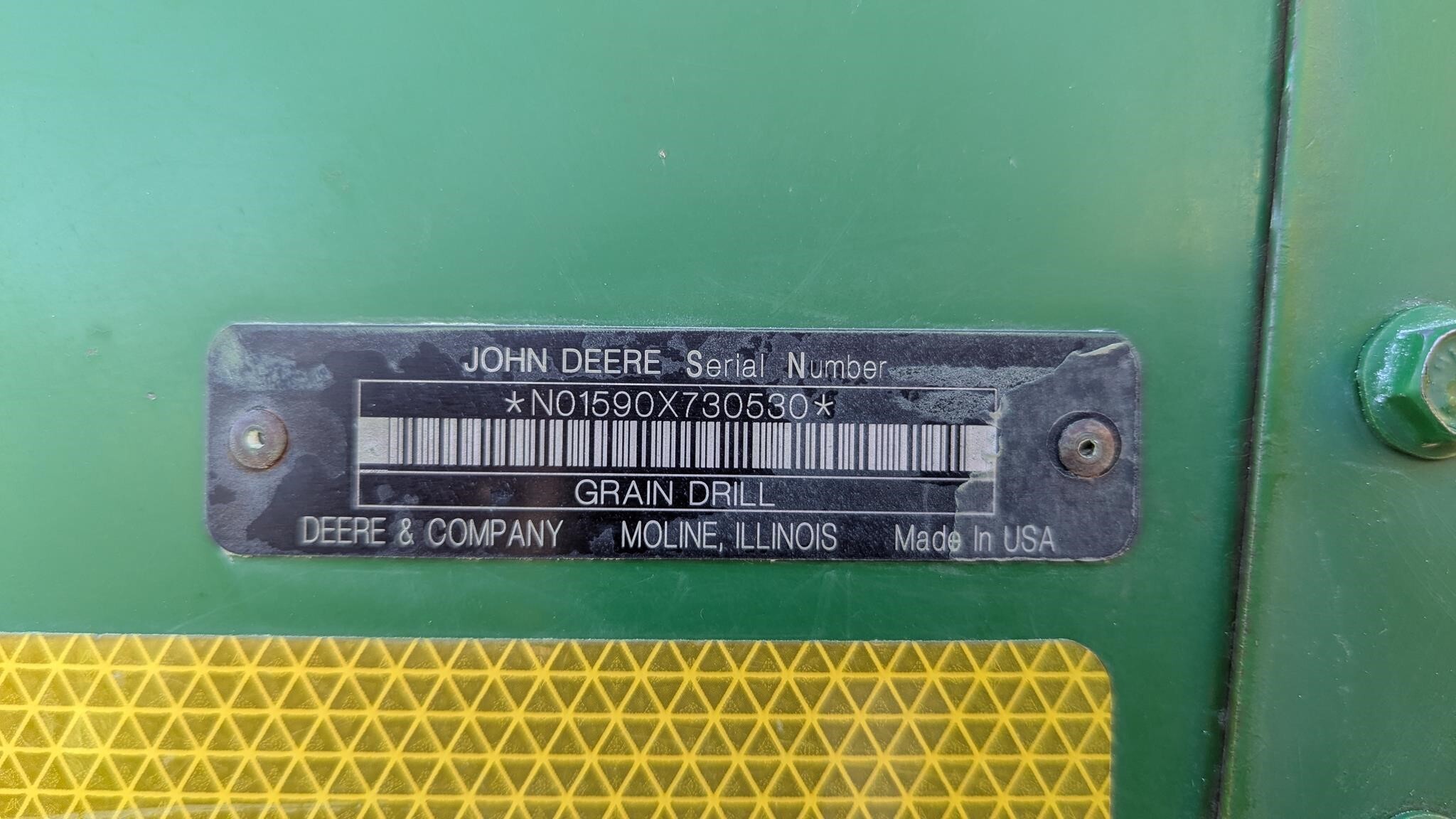 2008 John Deere 1590 Drill