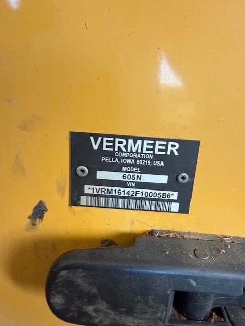 2015 Vermeer 605N Round Baler