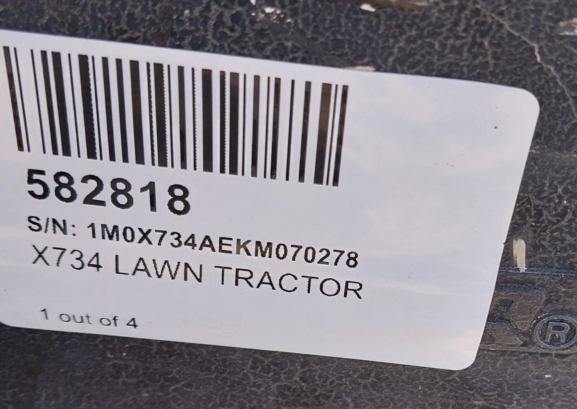 2019 John Deere X734 Lawn Mower
