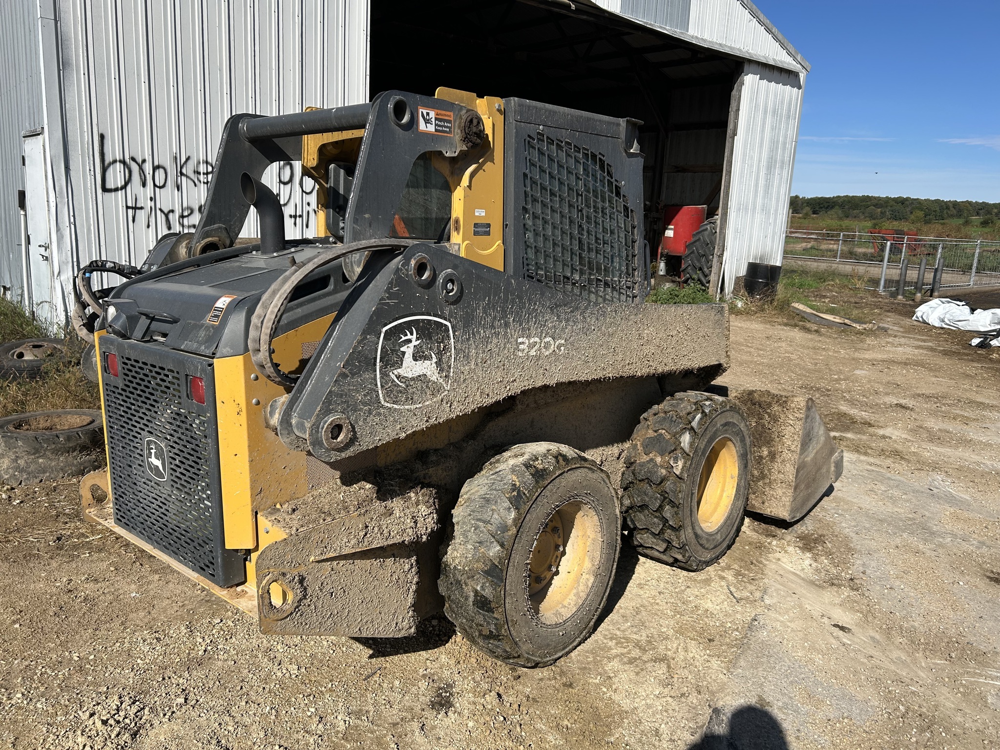 2022 Deere 320G Skid Steer