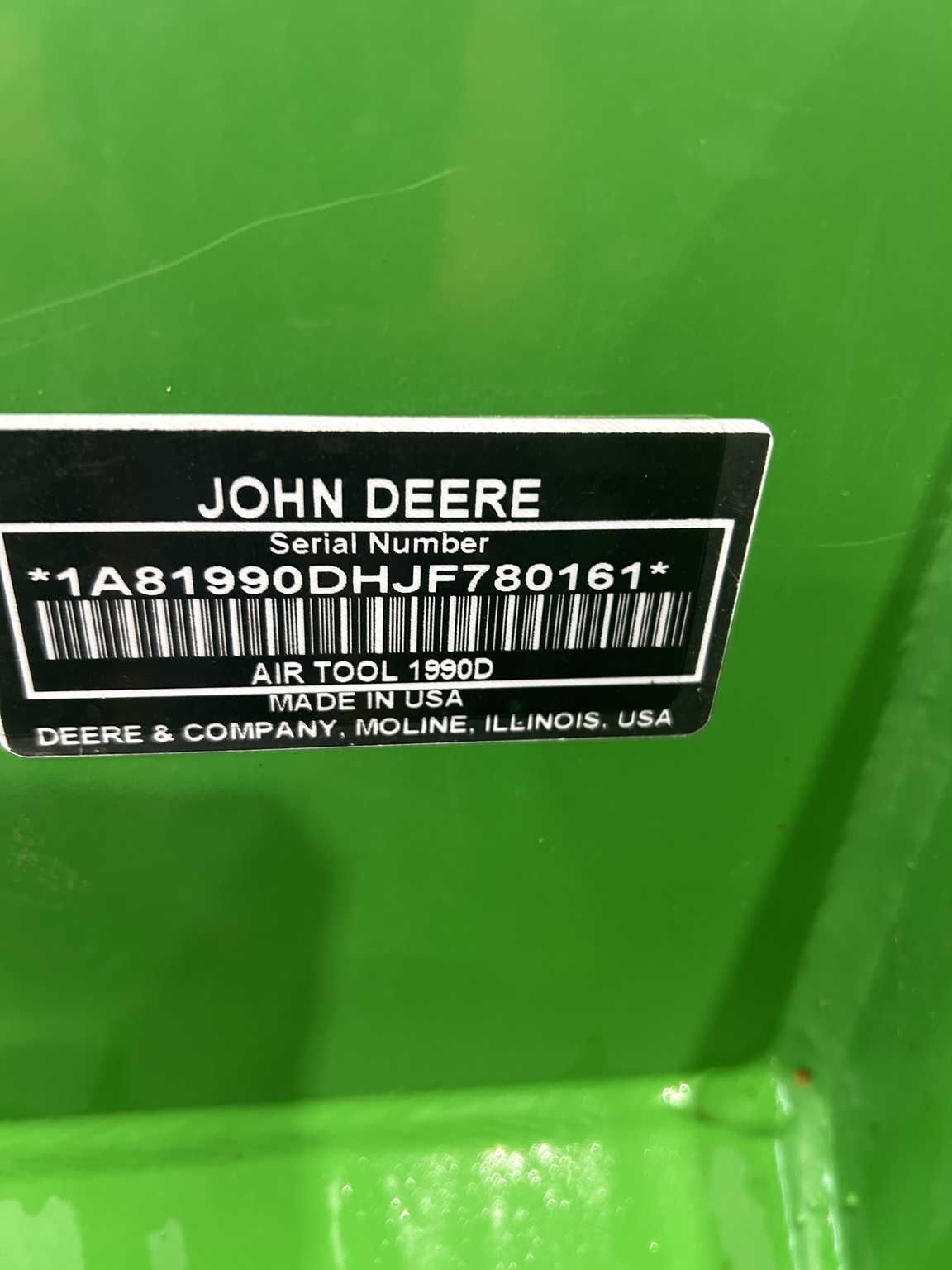 2019 John Deere 1990 Air Seeder