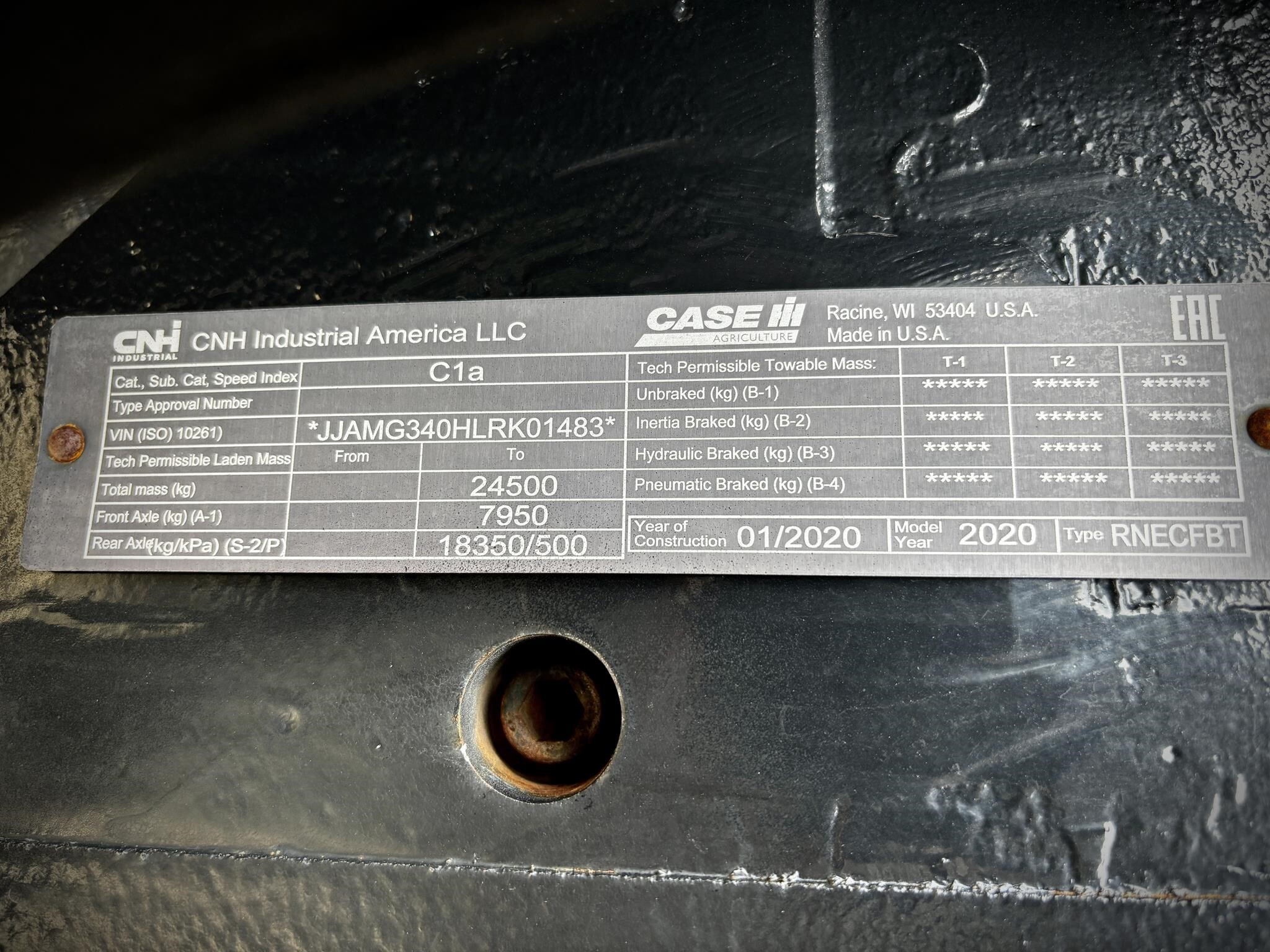 2020 Case IH Magnum 340 Tractor