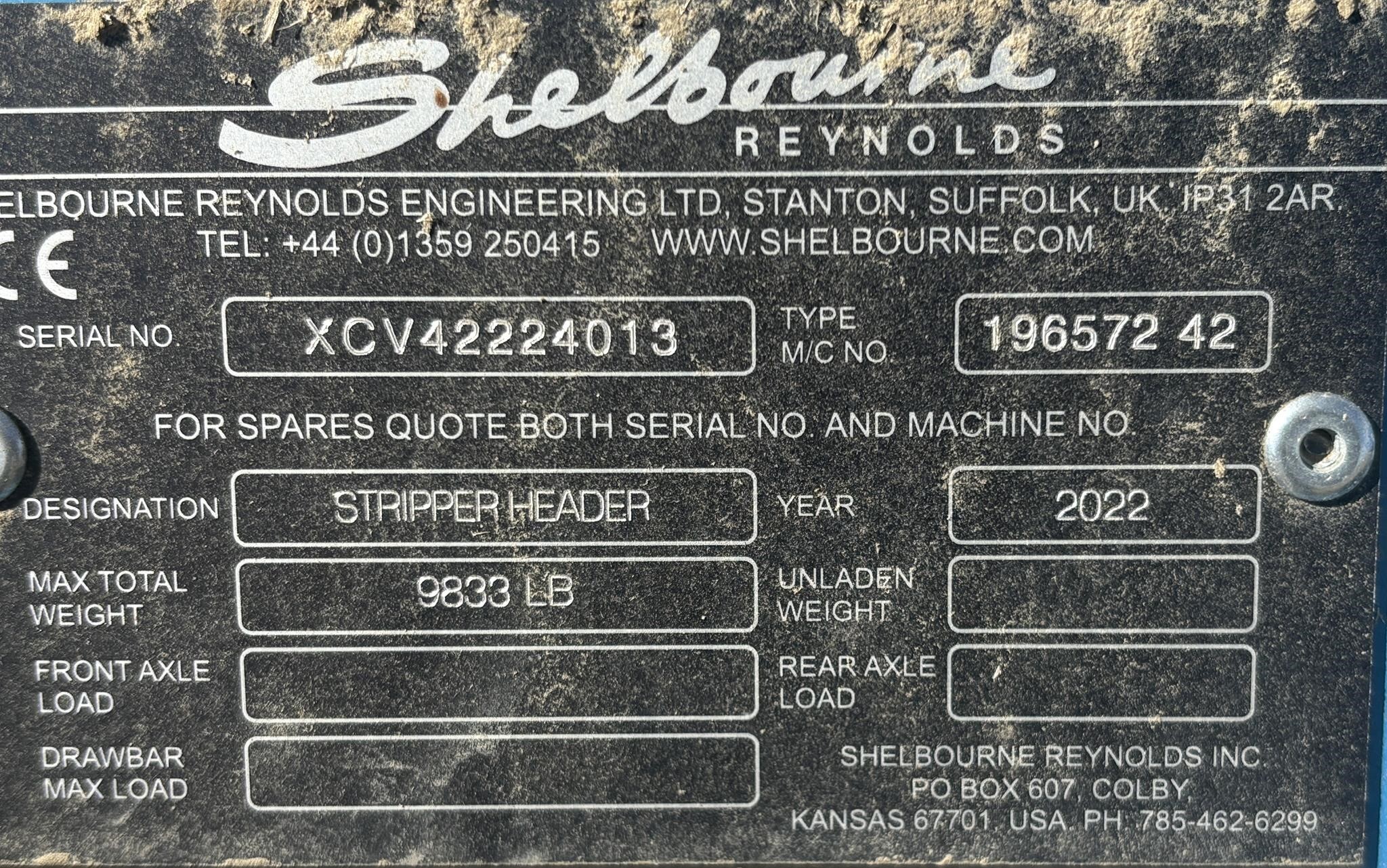 2022 Shelbourne Reynolds XCV42 Platform