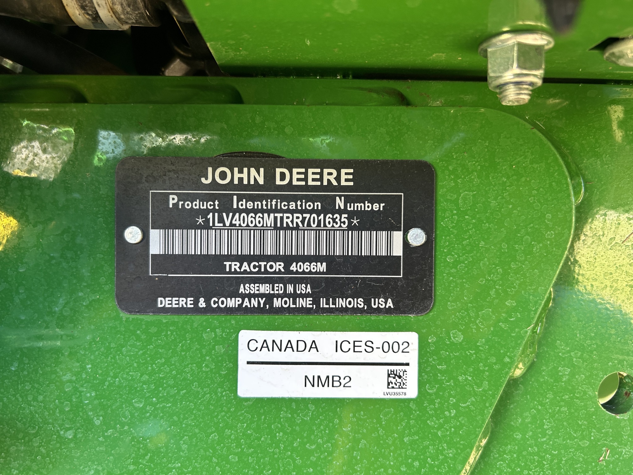 2024 John Deere 4066M Tractor