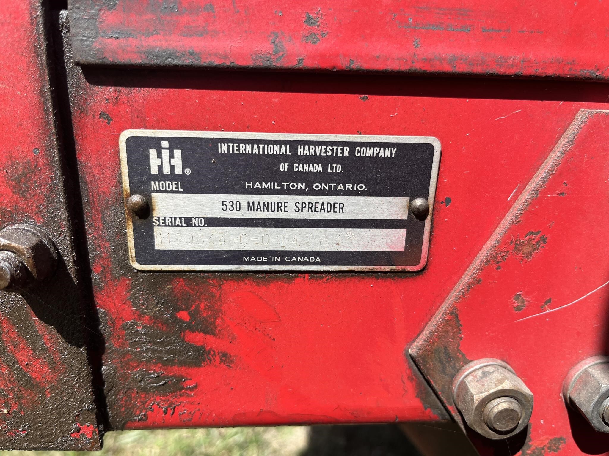  International 530 Manure Spreader