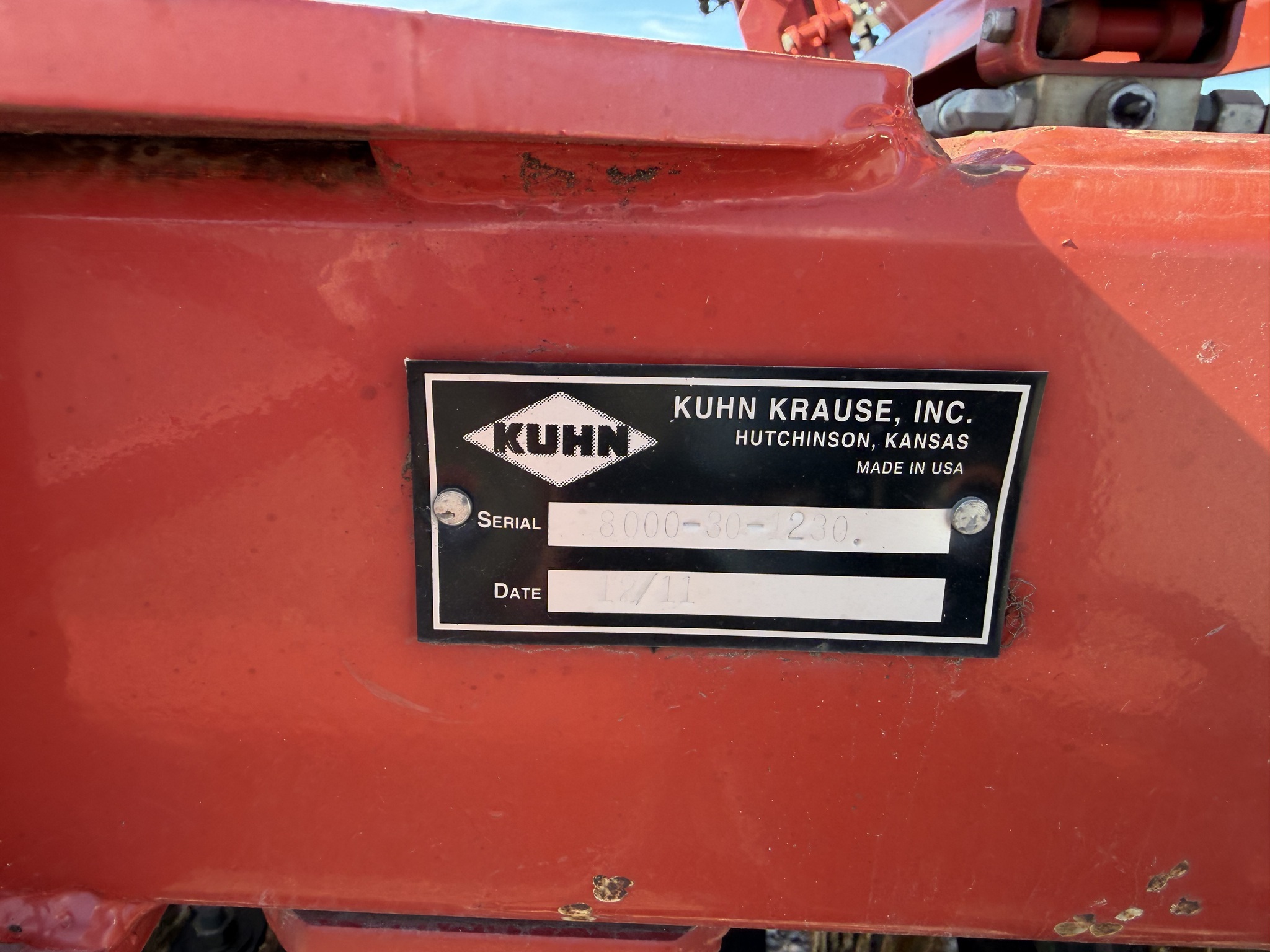 2011 Krause Excelerator 8000 Vertical Tillage