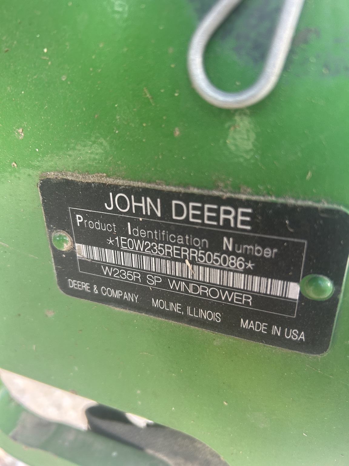 2024 John Deere W235R Self-Propelled Windrowers and Swather