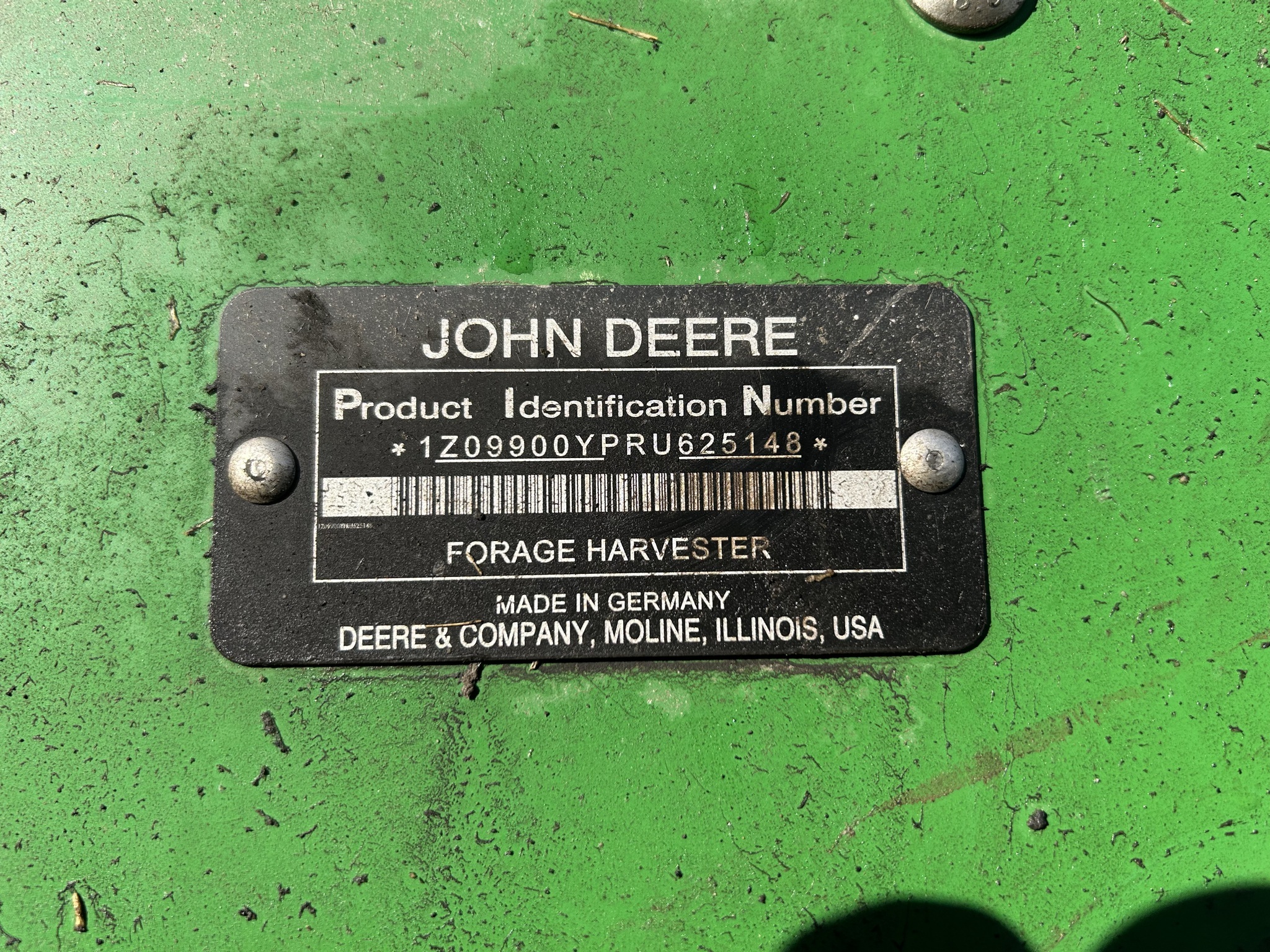 2024 John Deere 9900 Self-Propelled Forage Harvester