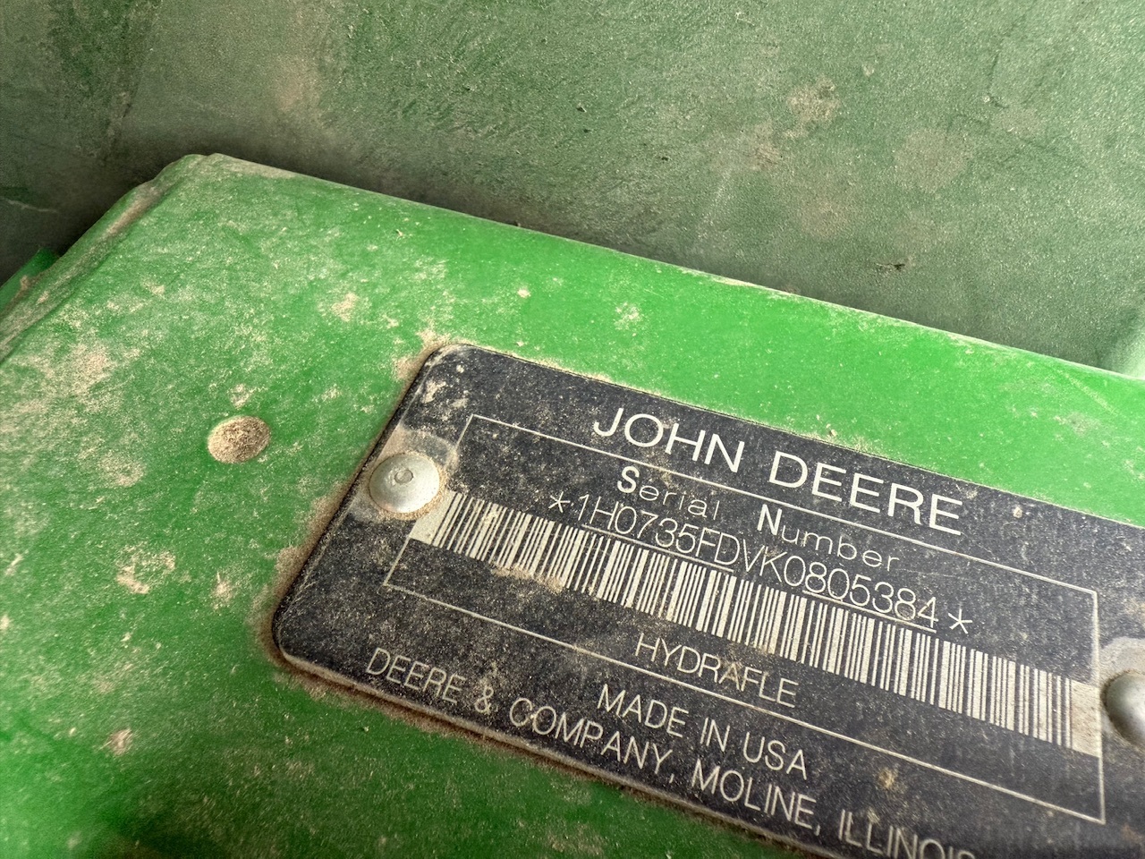 2019 John Deere 735FD Platform