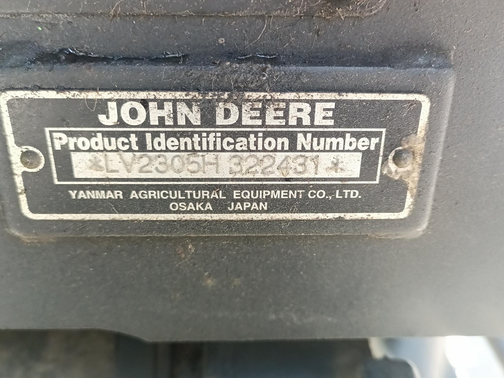 2007 John Deere 2305 Tractor