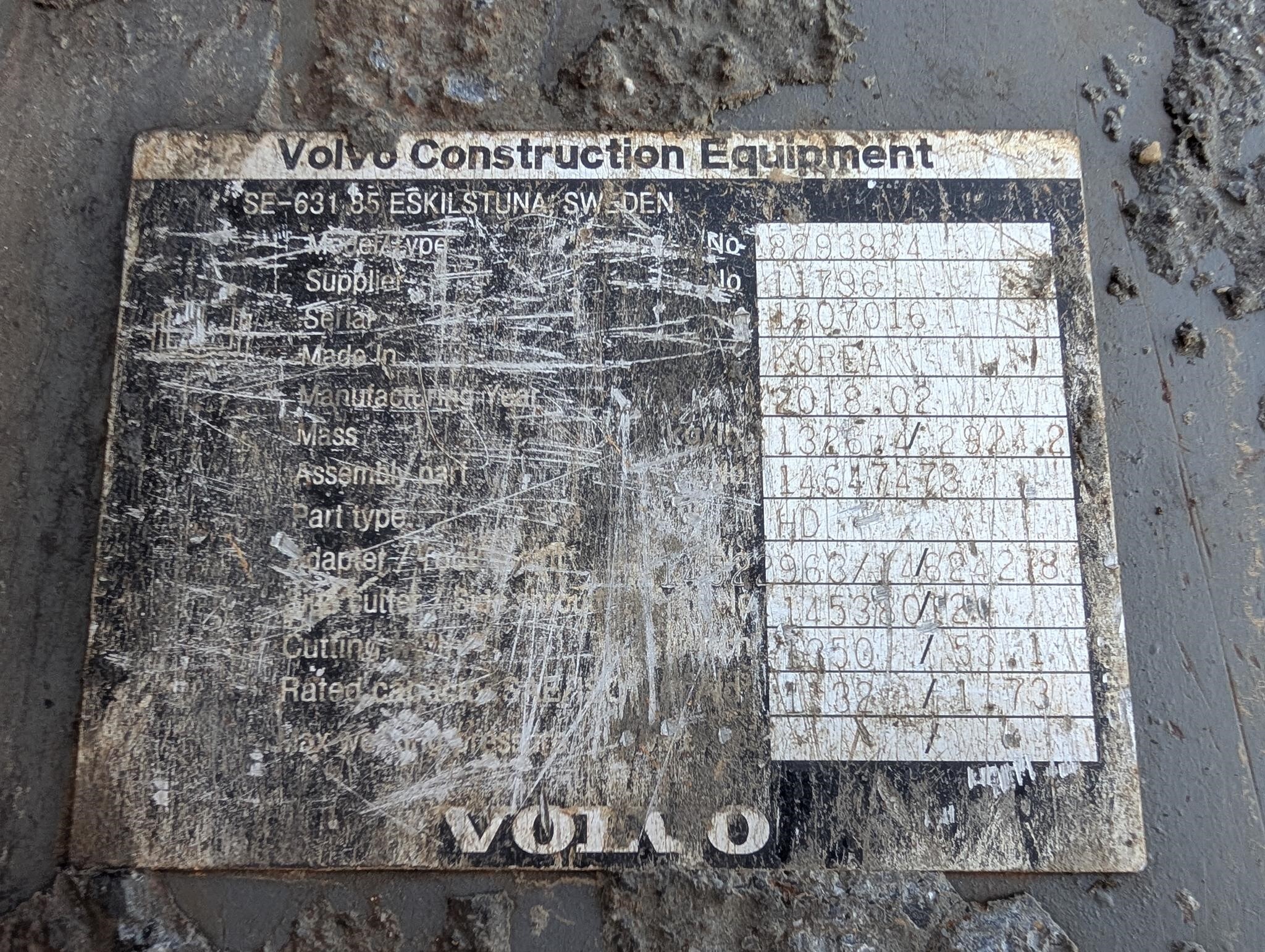 2015 Volvo ECR305CL Excavator