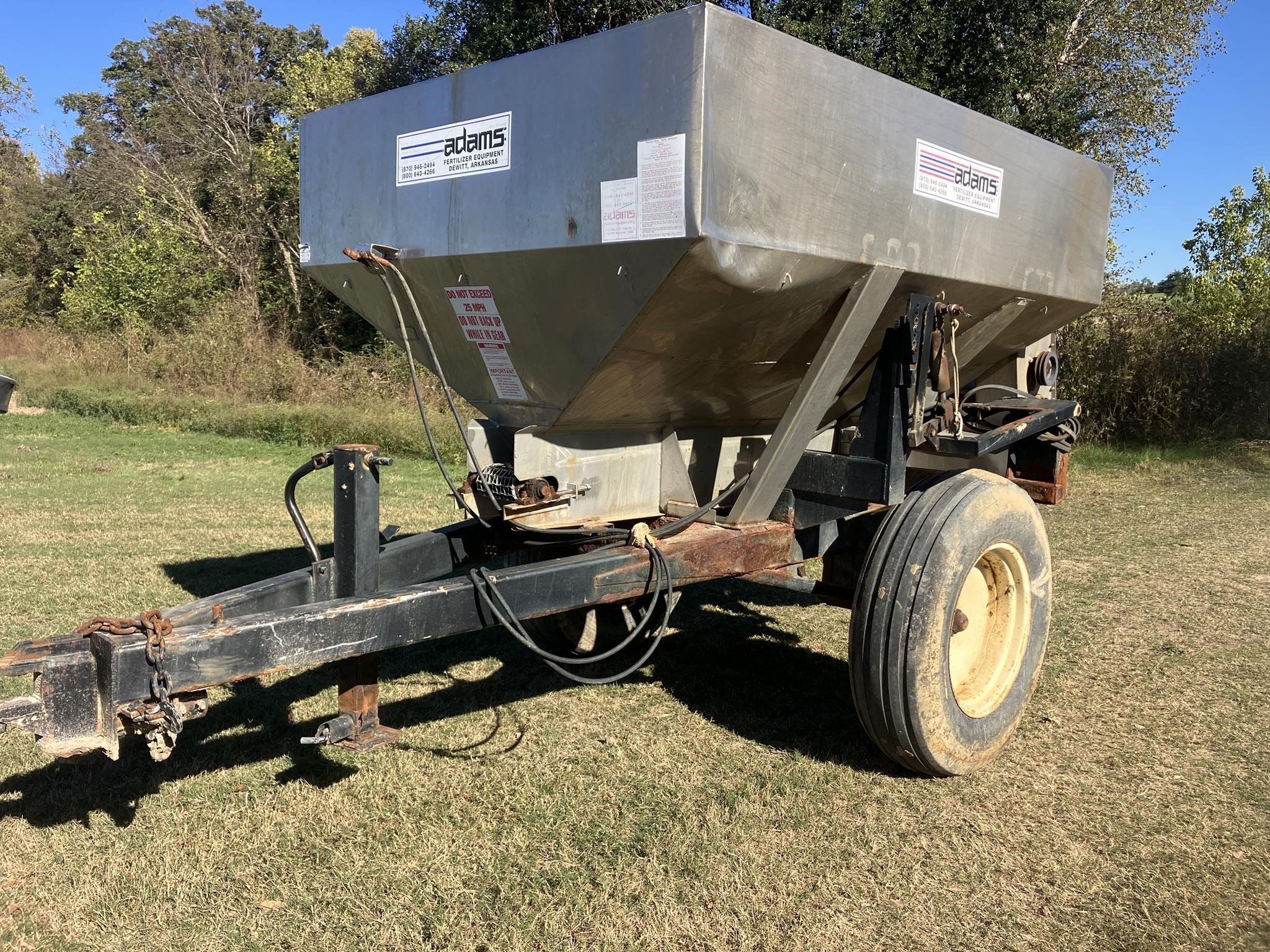 Adams Fertilizer Equipment 5T Pull-Type Fertilizer Spreader - $3,500 ...