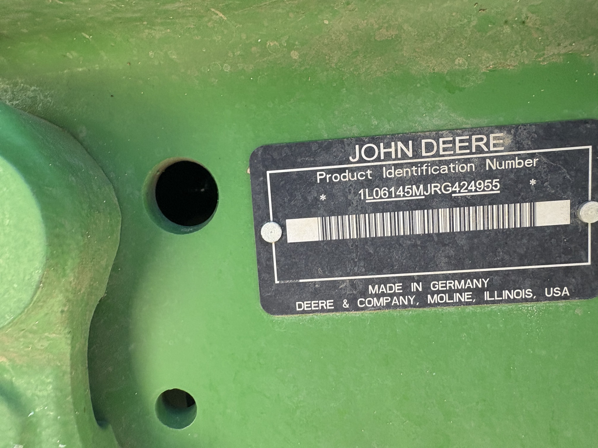 2024 John Deere 6145M Tractor