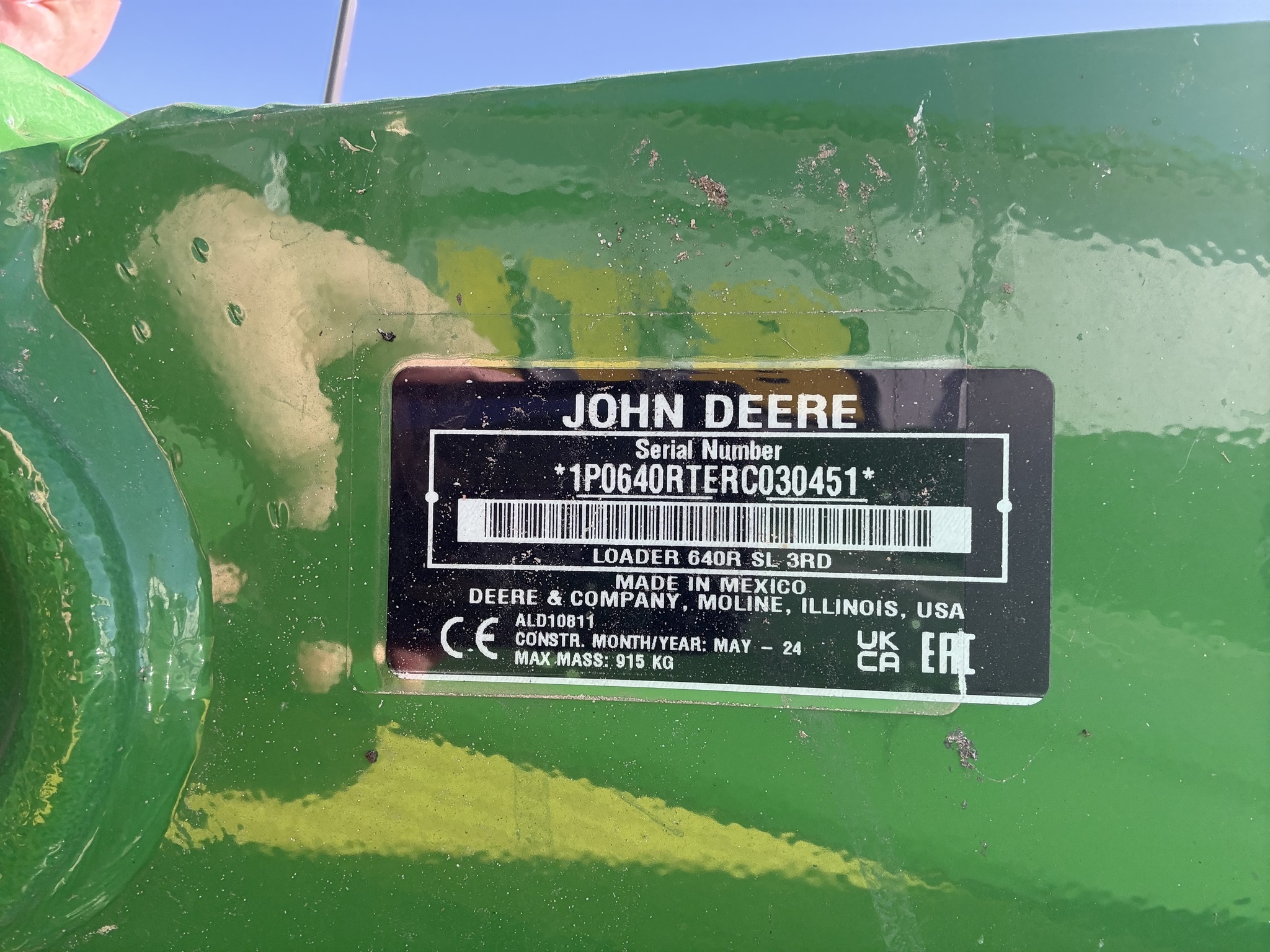 2024 John Deere 6145M Tractor