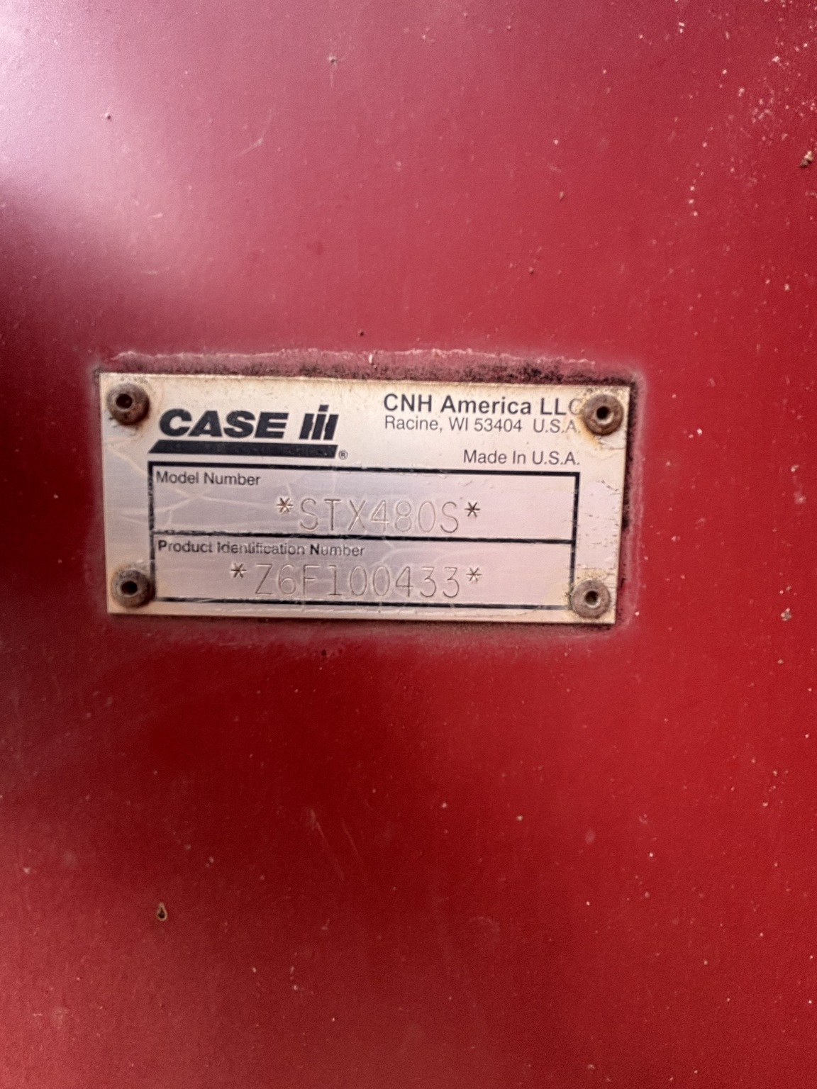 2006 Case IH Steiger 480 Tractor