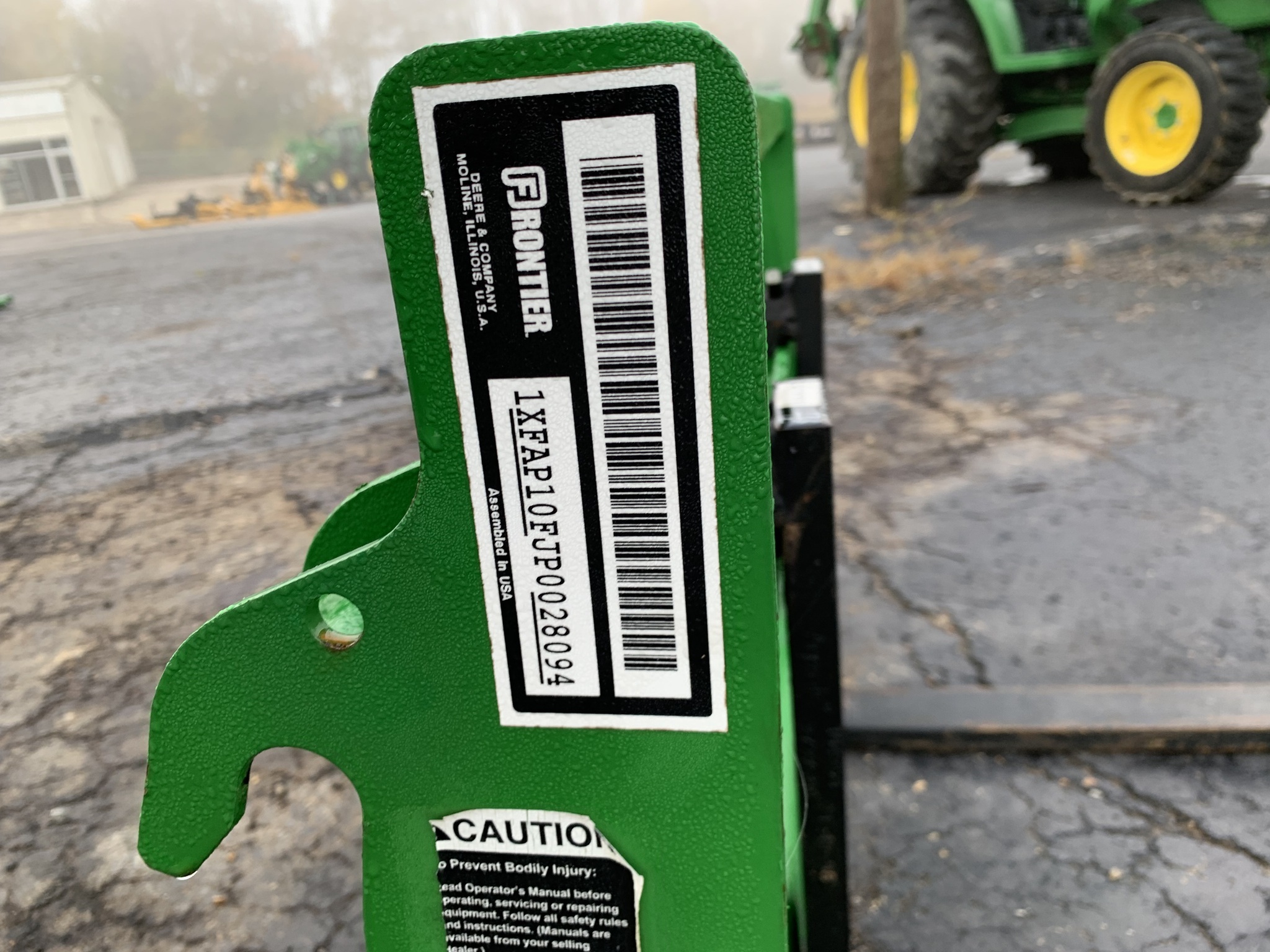  Frontier AP10F Loader and Skid Steer Attachment