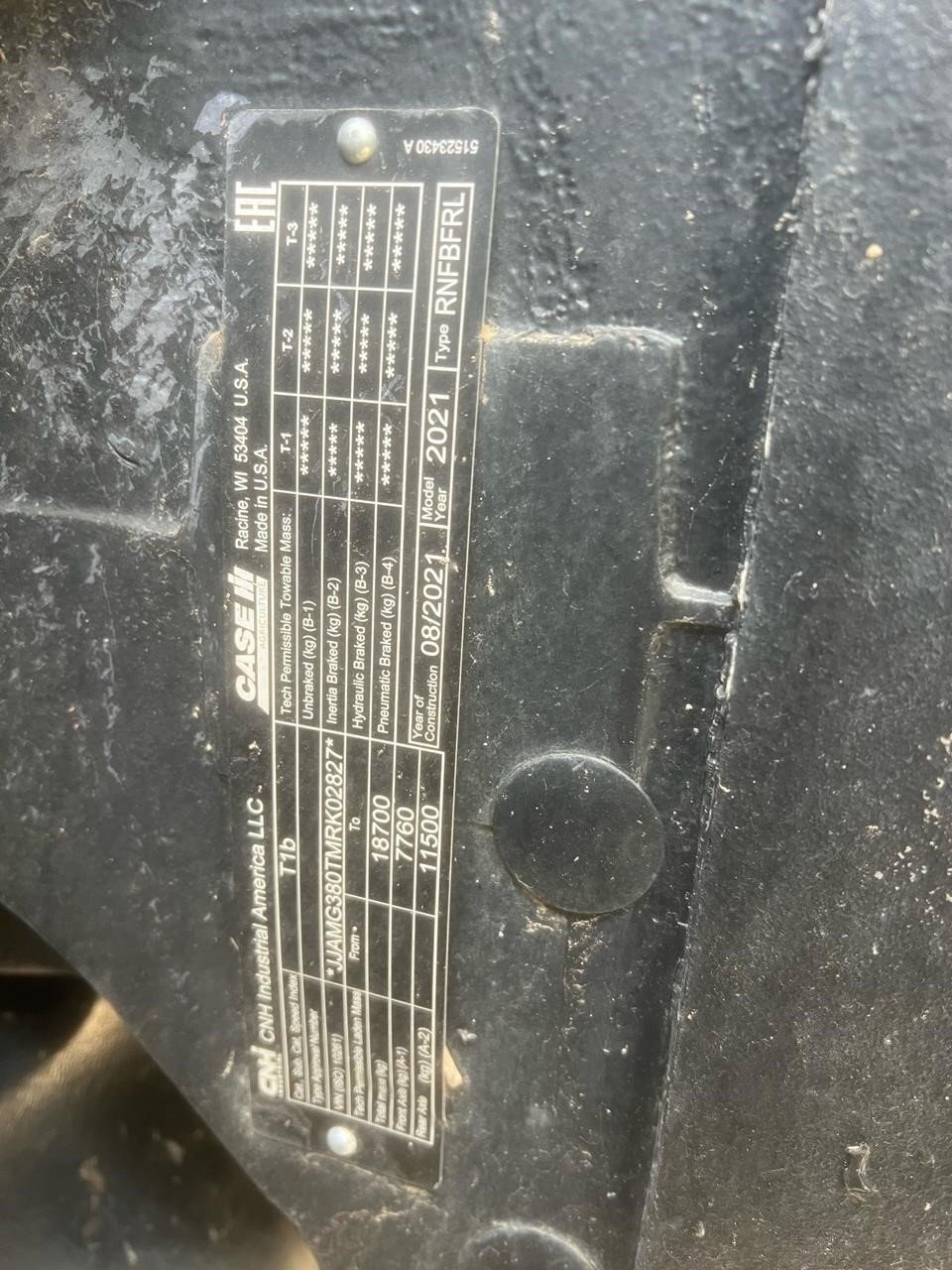 2021 Case IH MAGNUM 380 AFS CONNECT CVX Tractor