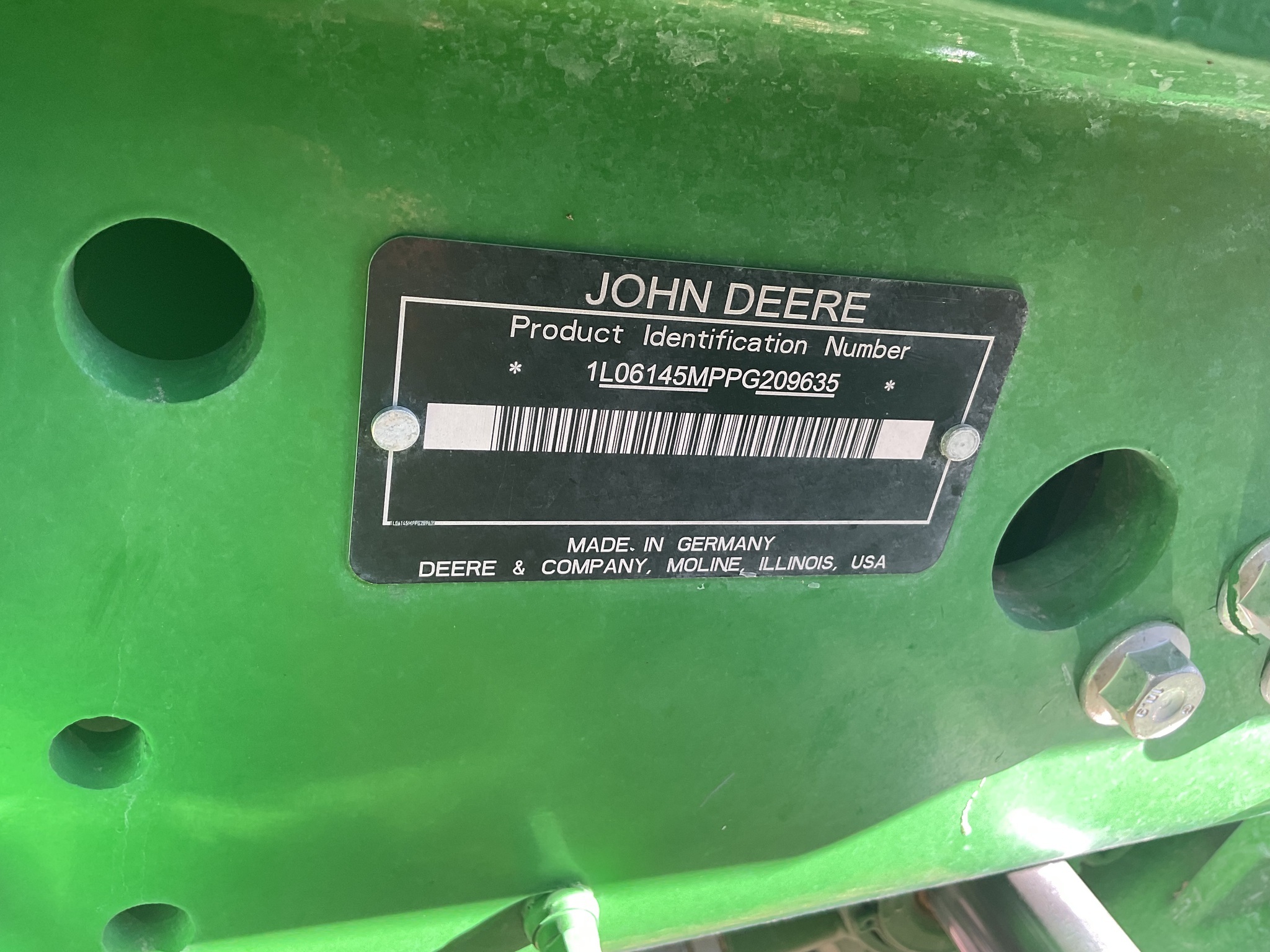 2024 John Deere 6145M Tractor