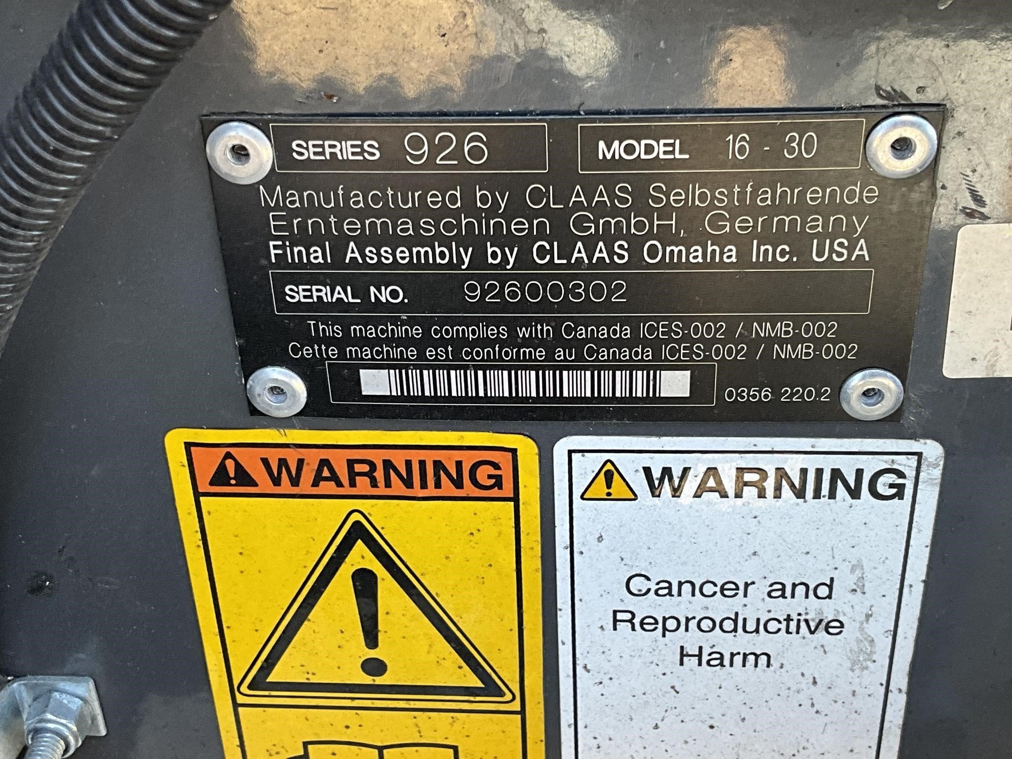 2021 Claas 16-30 Corn Head