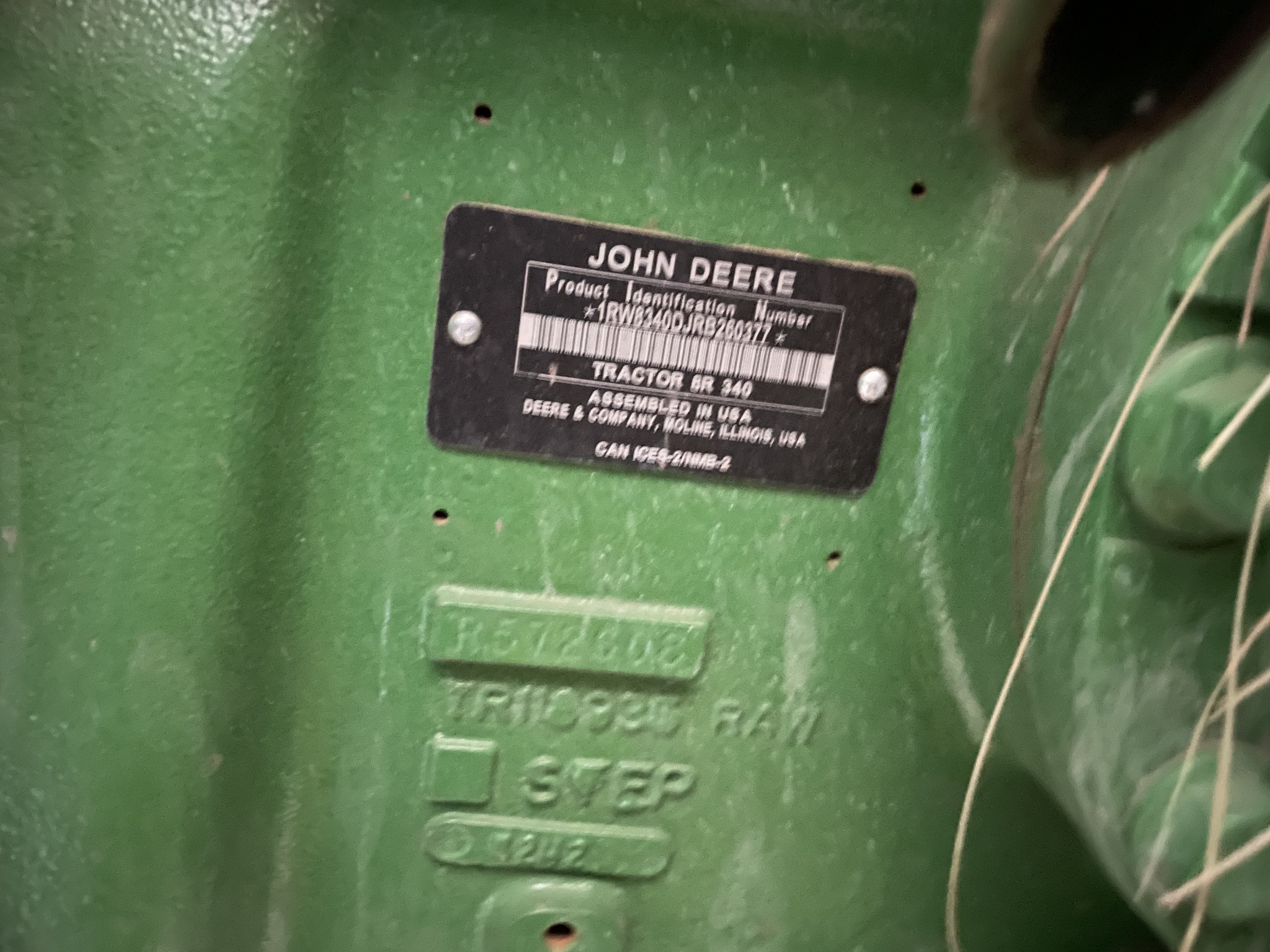 2025 John Deere 8R 340 Tractor