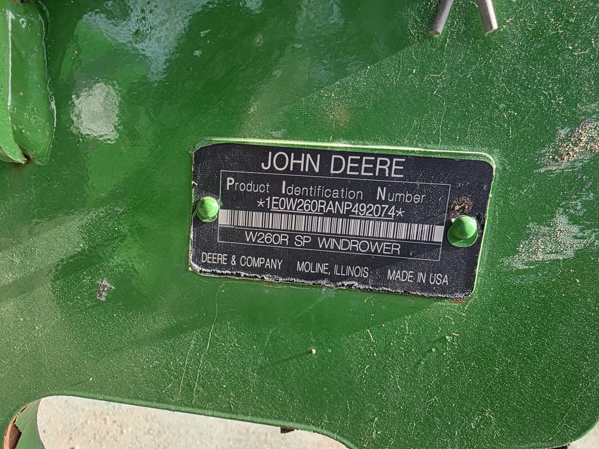 2023 John Deere W260R Self-Propelled Windrowers and Swather