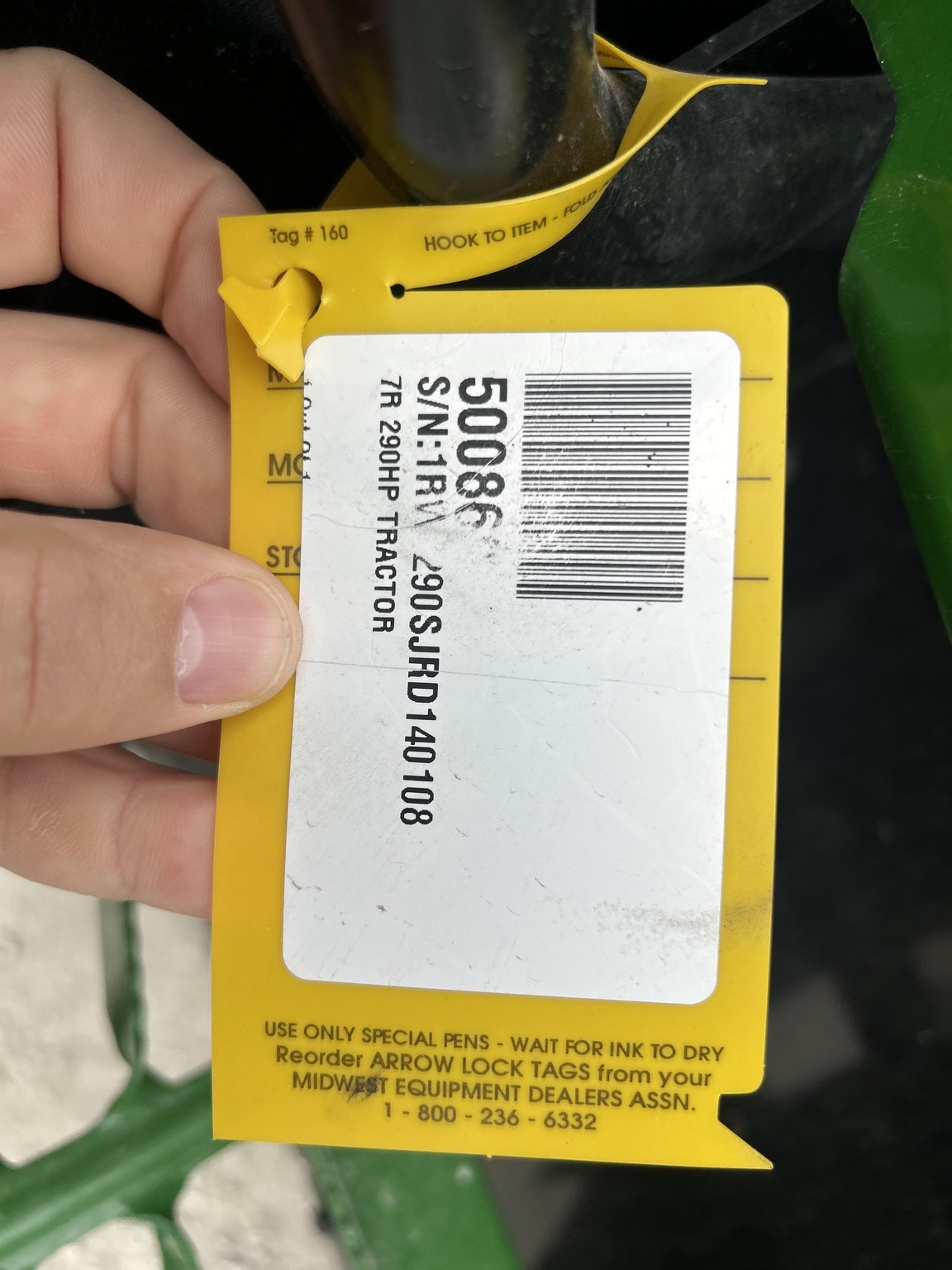 2025 John Deere 7R 290 Tractor