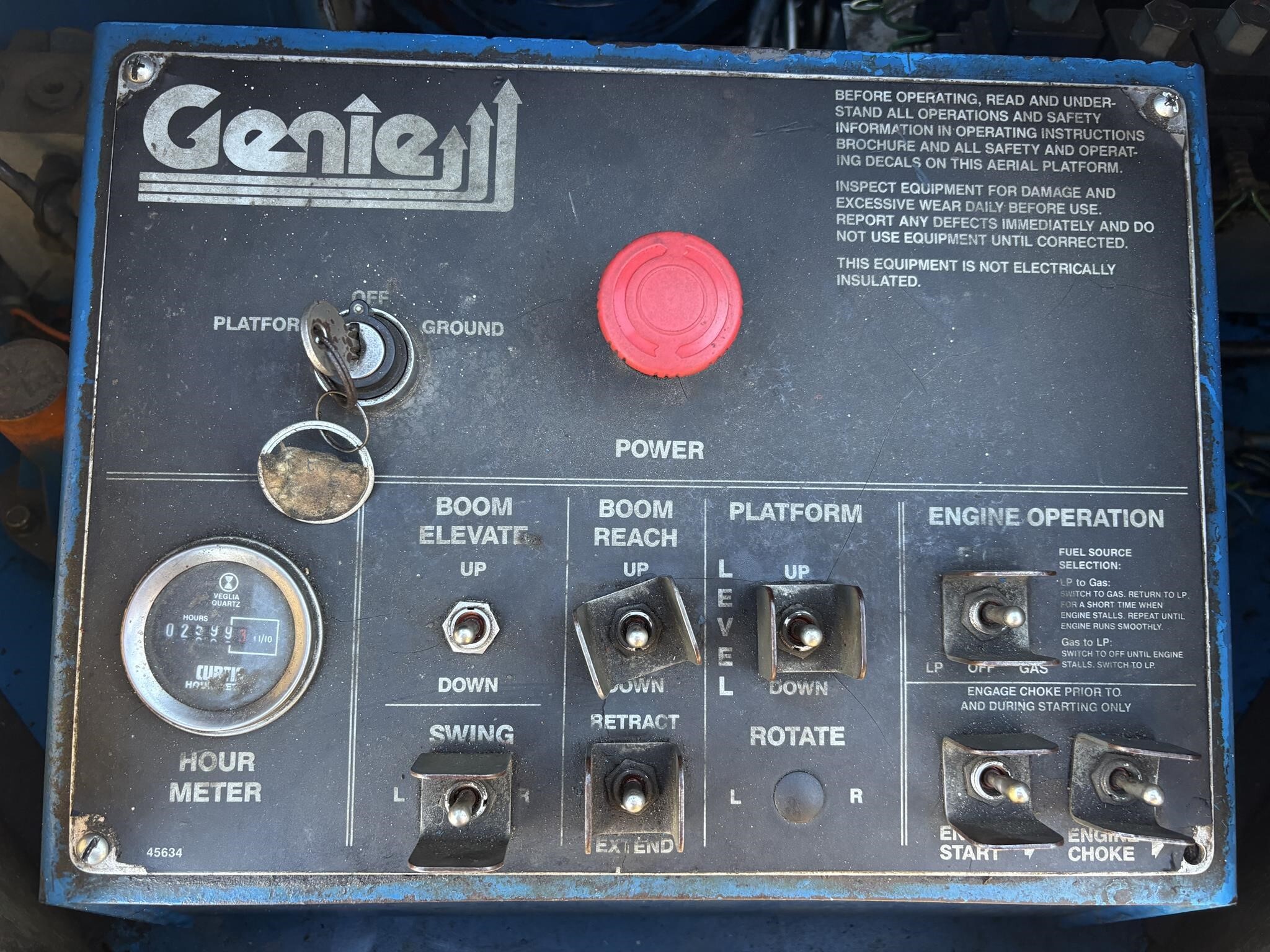 1980 Genie Z45/22 Miscellaneous