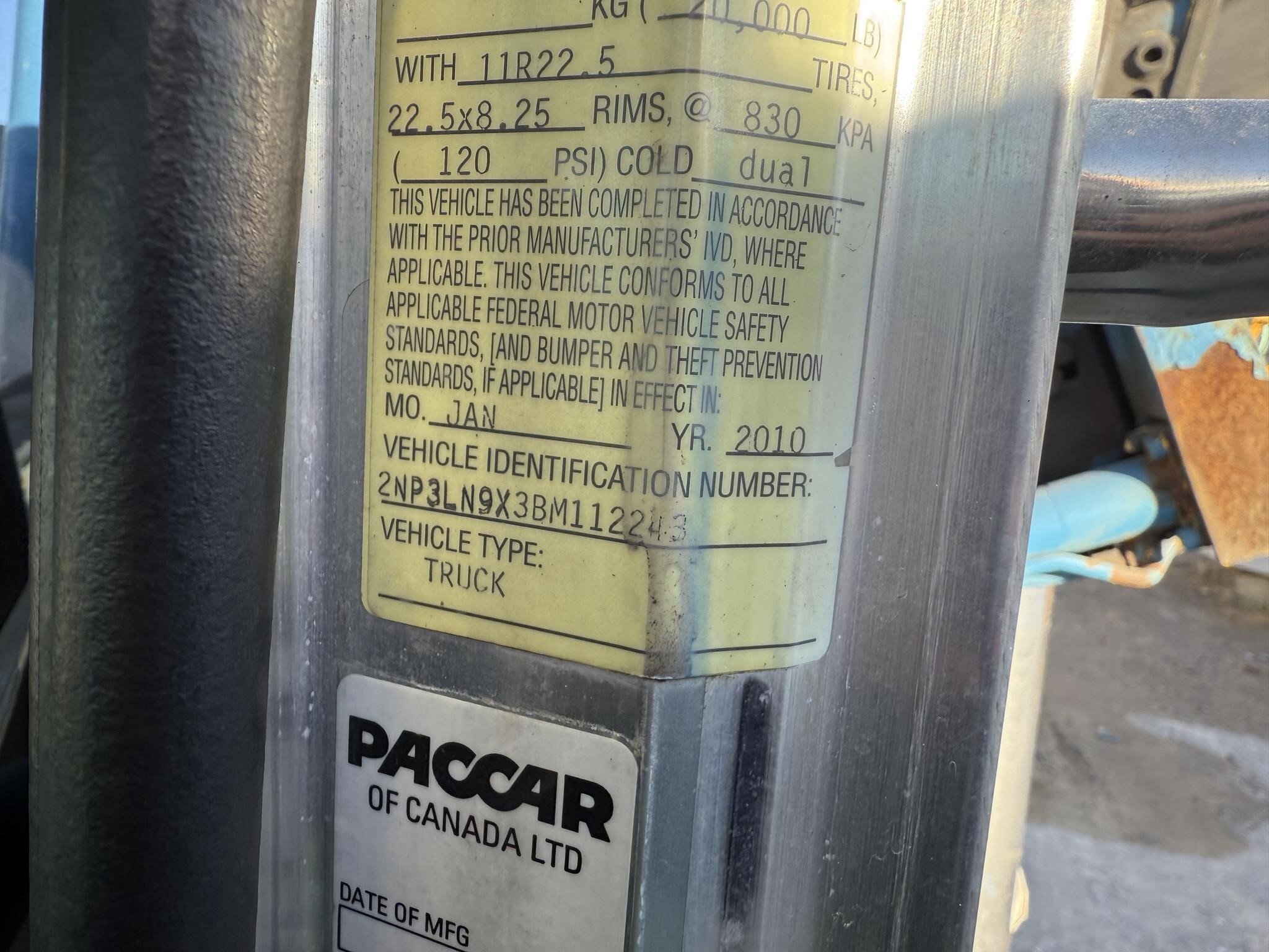 2011 AMCO VEBA 815-5S Crane