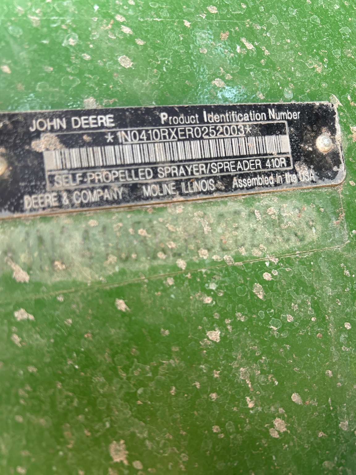 2025 John Deere 410R Self-Propelled Sprayer