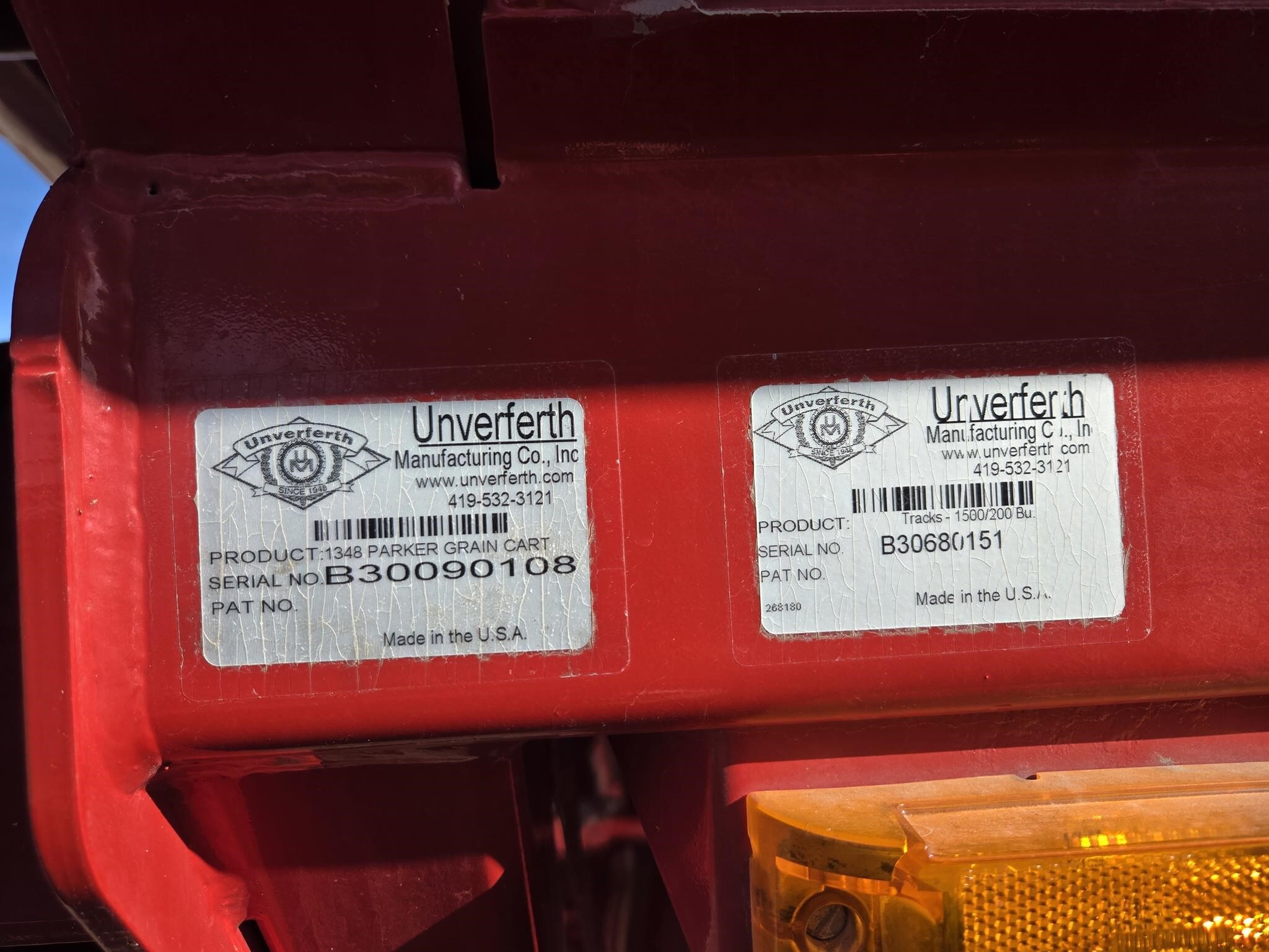 2011 Parker 1348 Grain Cart
