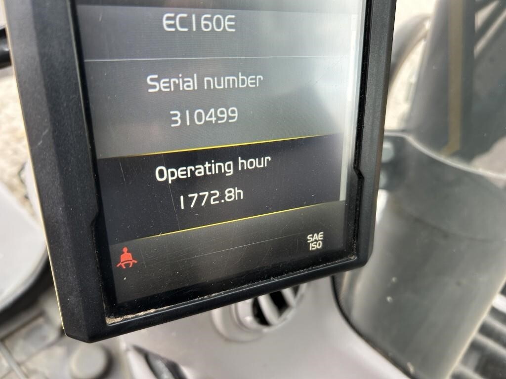 2019 Volvo EC160EL Excavator