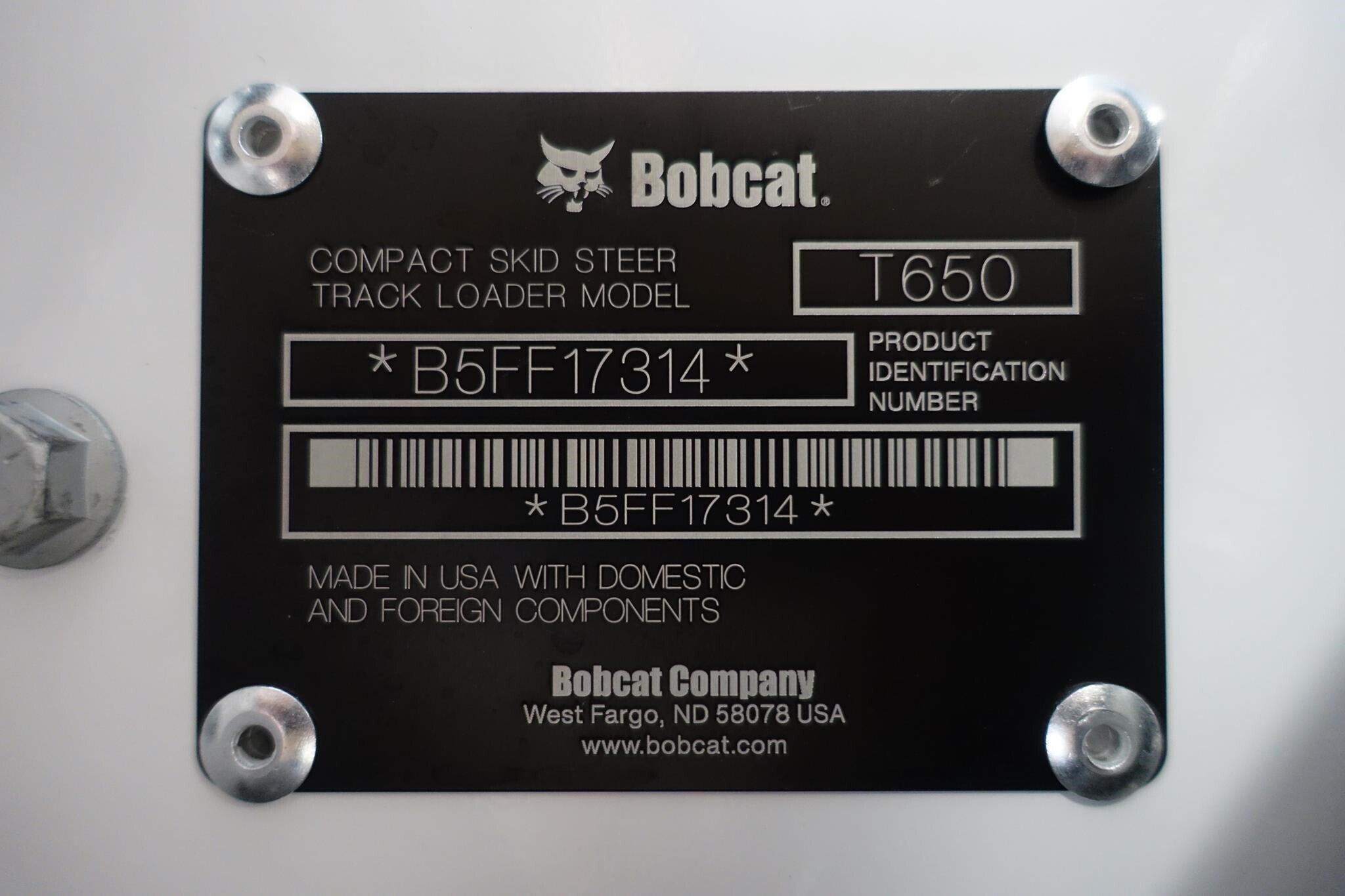 2026 Bobcat T650 Skid Steer