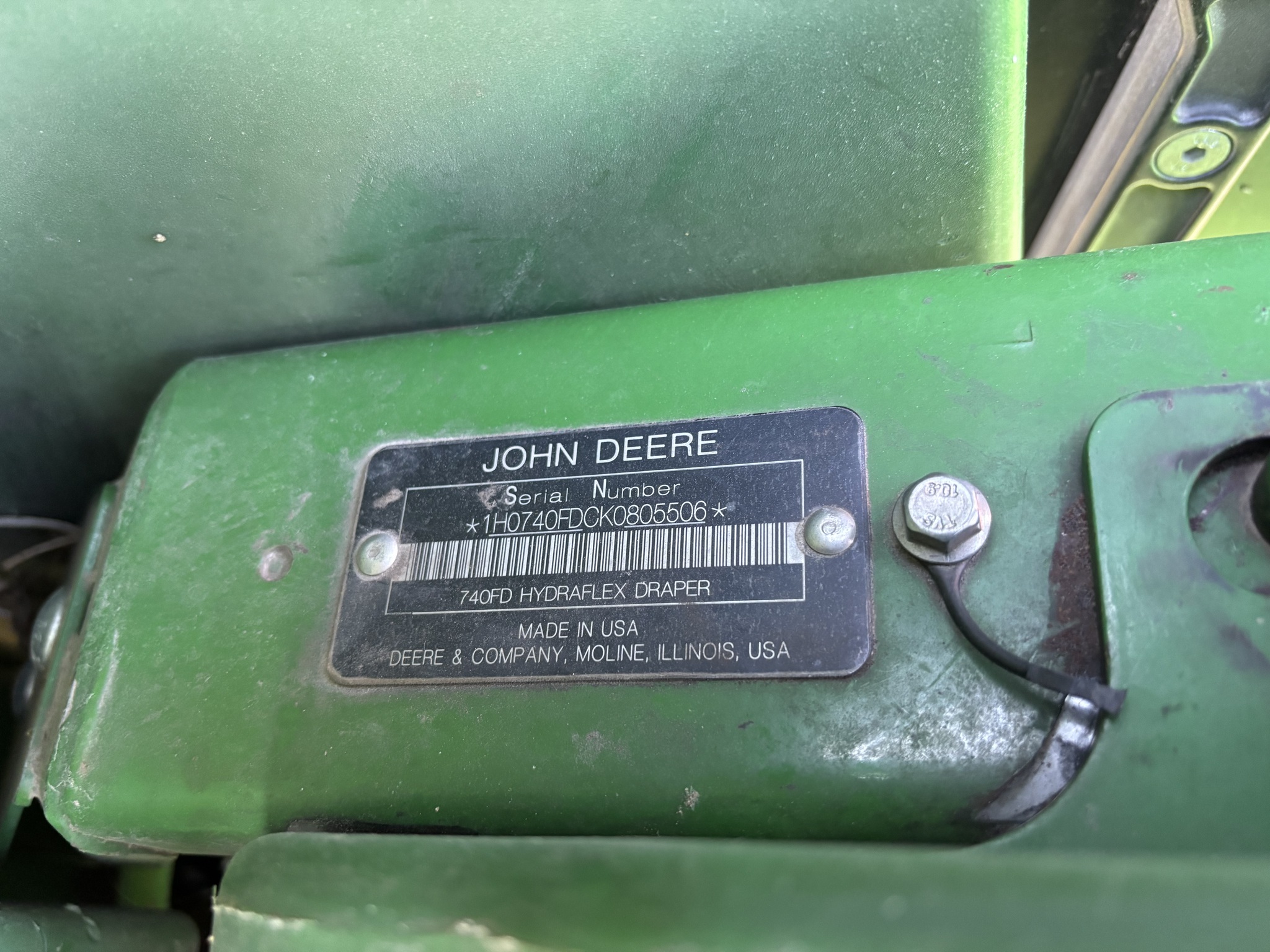 2019 John Deere 740FD Platform