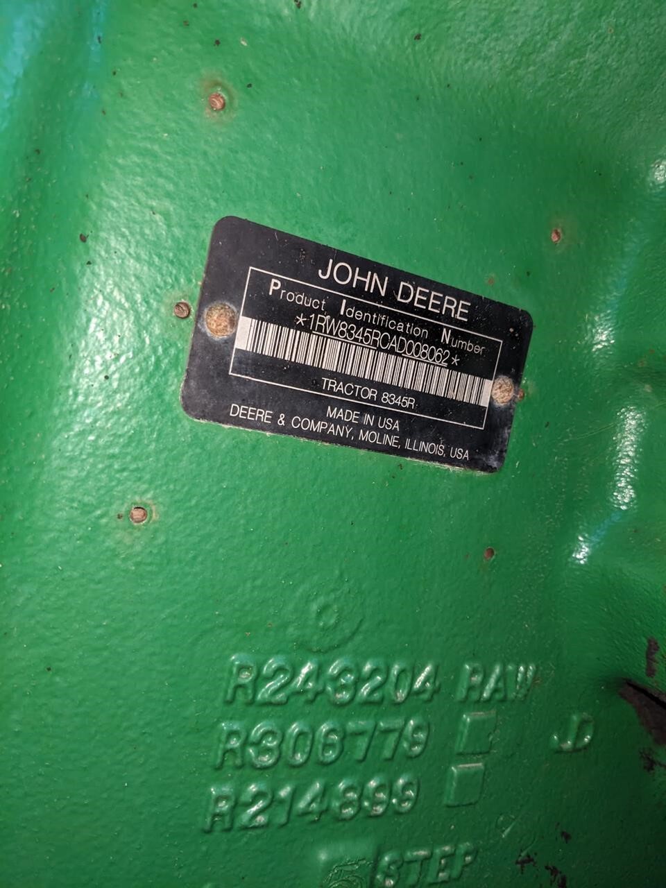2010 John Deere 8345R Tractor