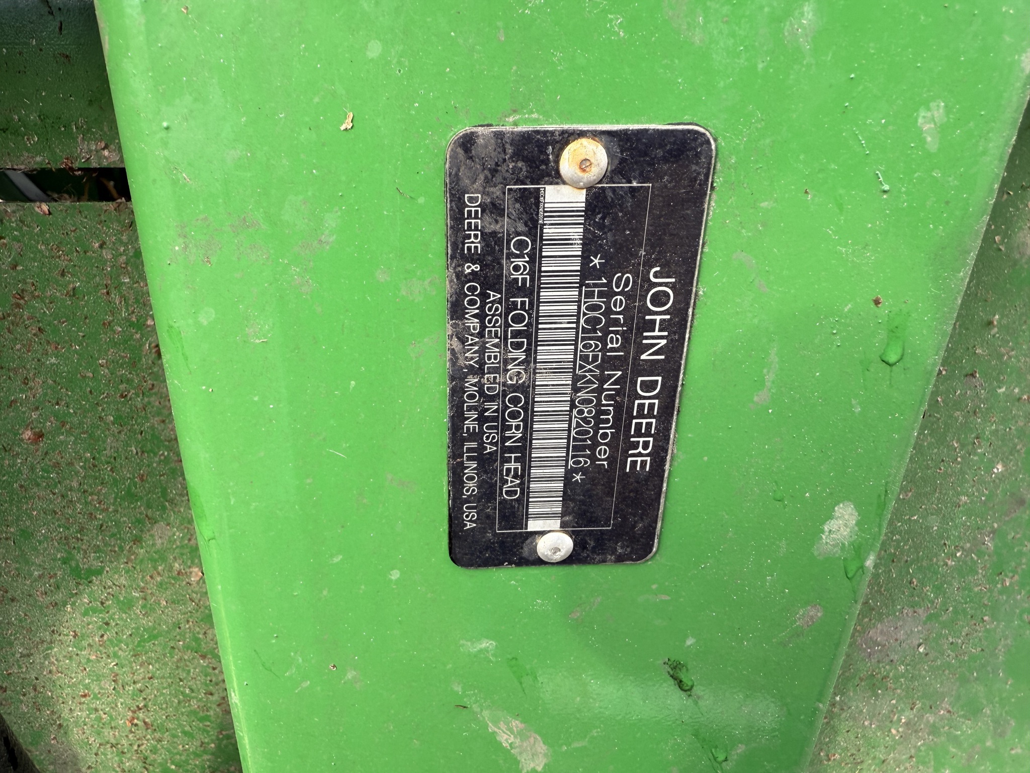 2022 John Deere C16F Corn Head