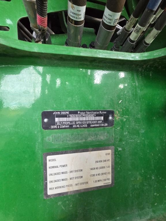 2025 John Deere 616R Self-Propelled Sprayer