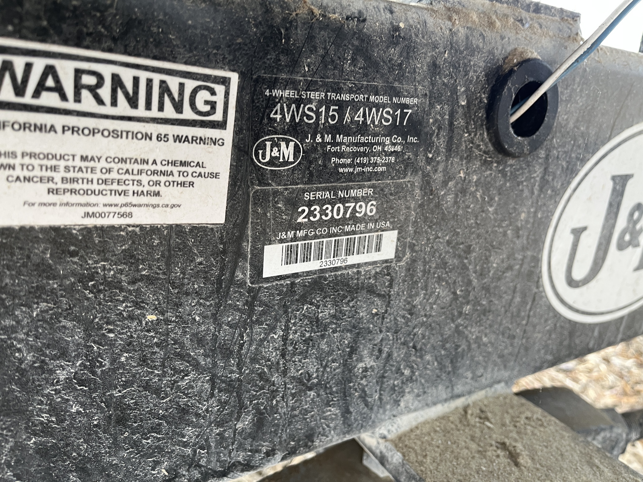 2022 J&M HD42 Grain Trailer