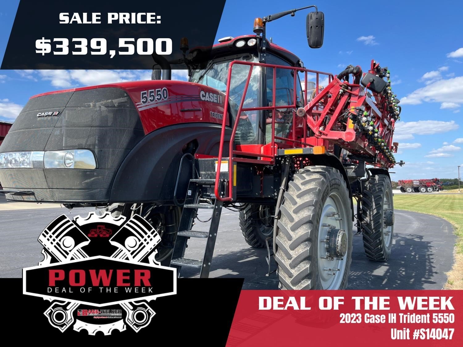 2023 Case IH TRIDENT 5550 Self-Propelled Sprayer