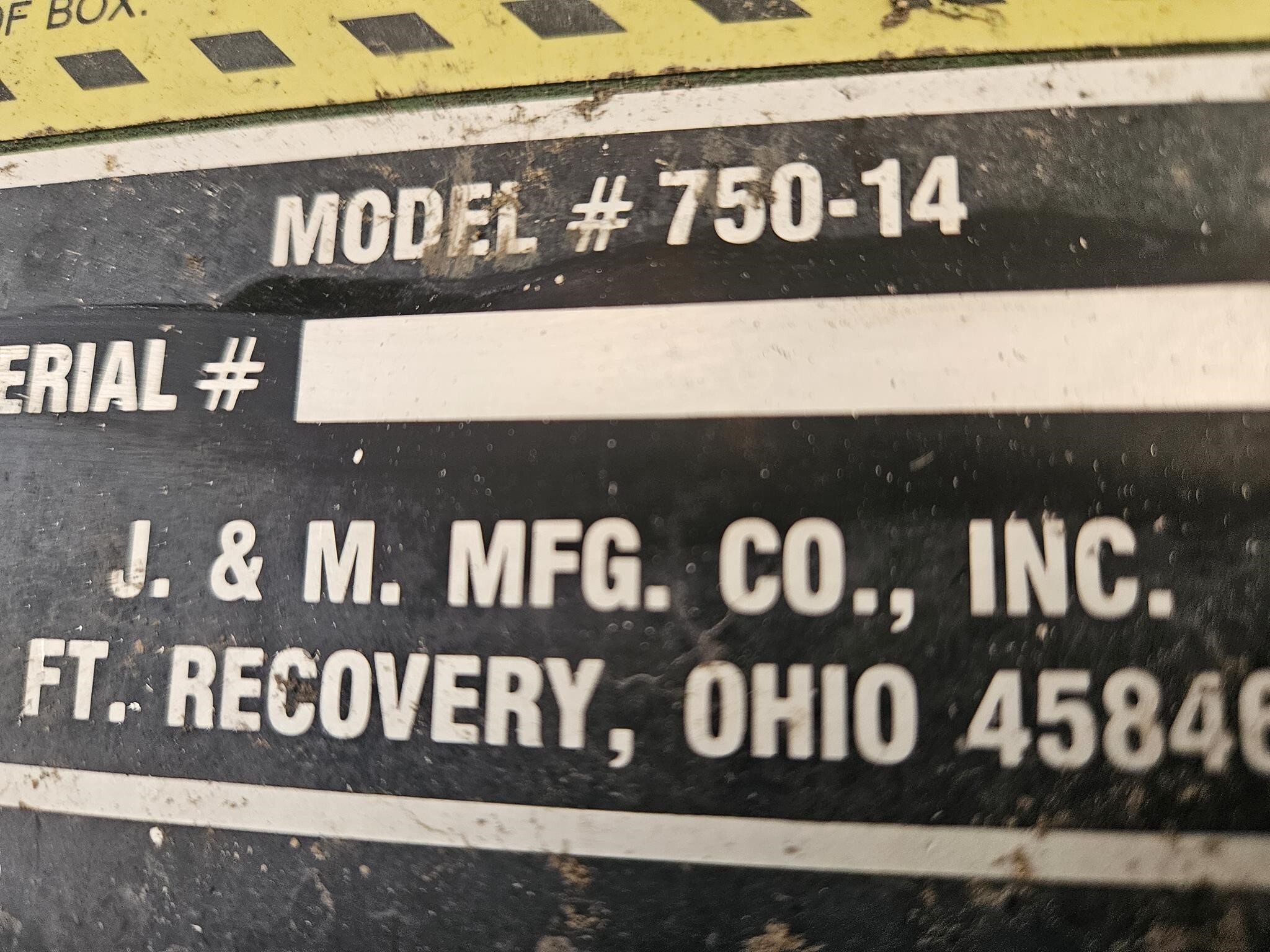 1998 J&M 750-14 Grain Cart