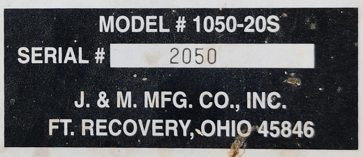 2020 J&M 1050-20S Grain Cart