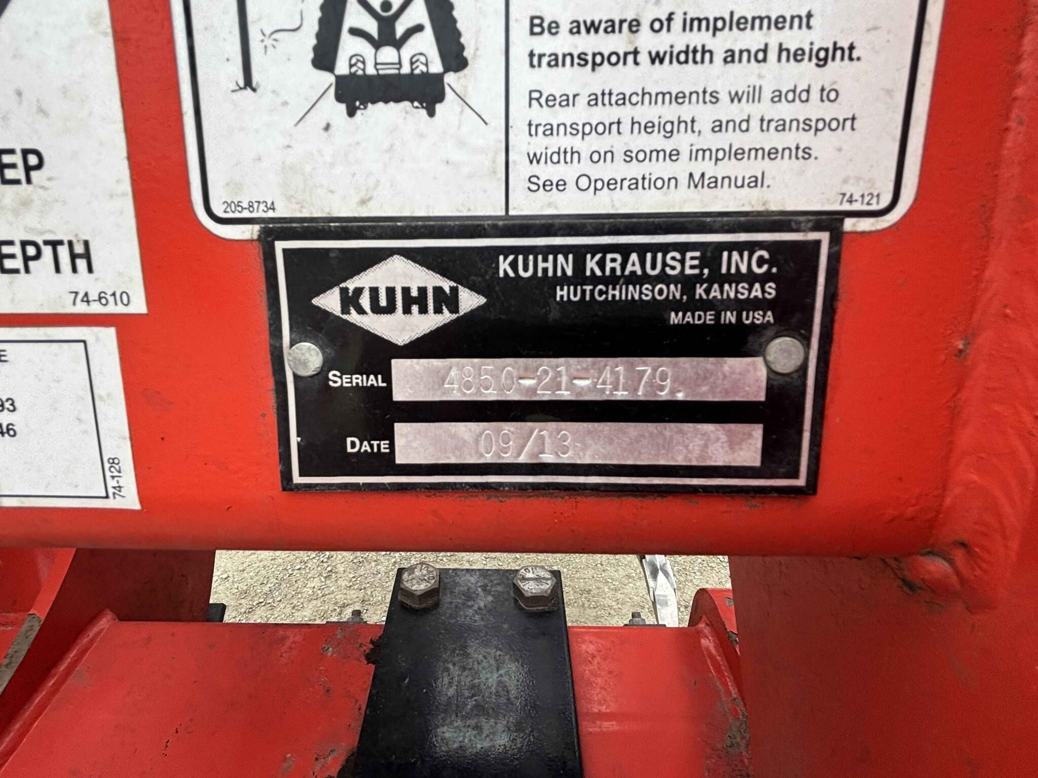 2013 Krause Dominator 4850 Disk Chisel